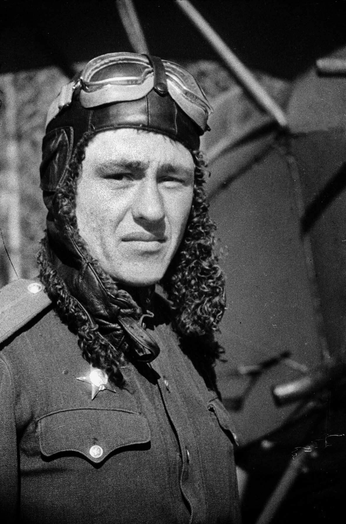 Flieger Solowjew, 1. Baltische Front, 21. April 1944 (Museum Berlin-Karlshorst RR-P)