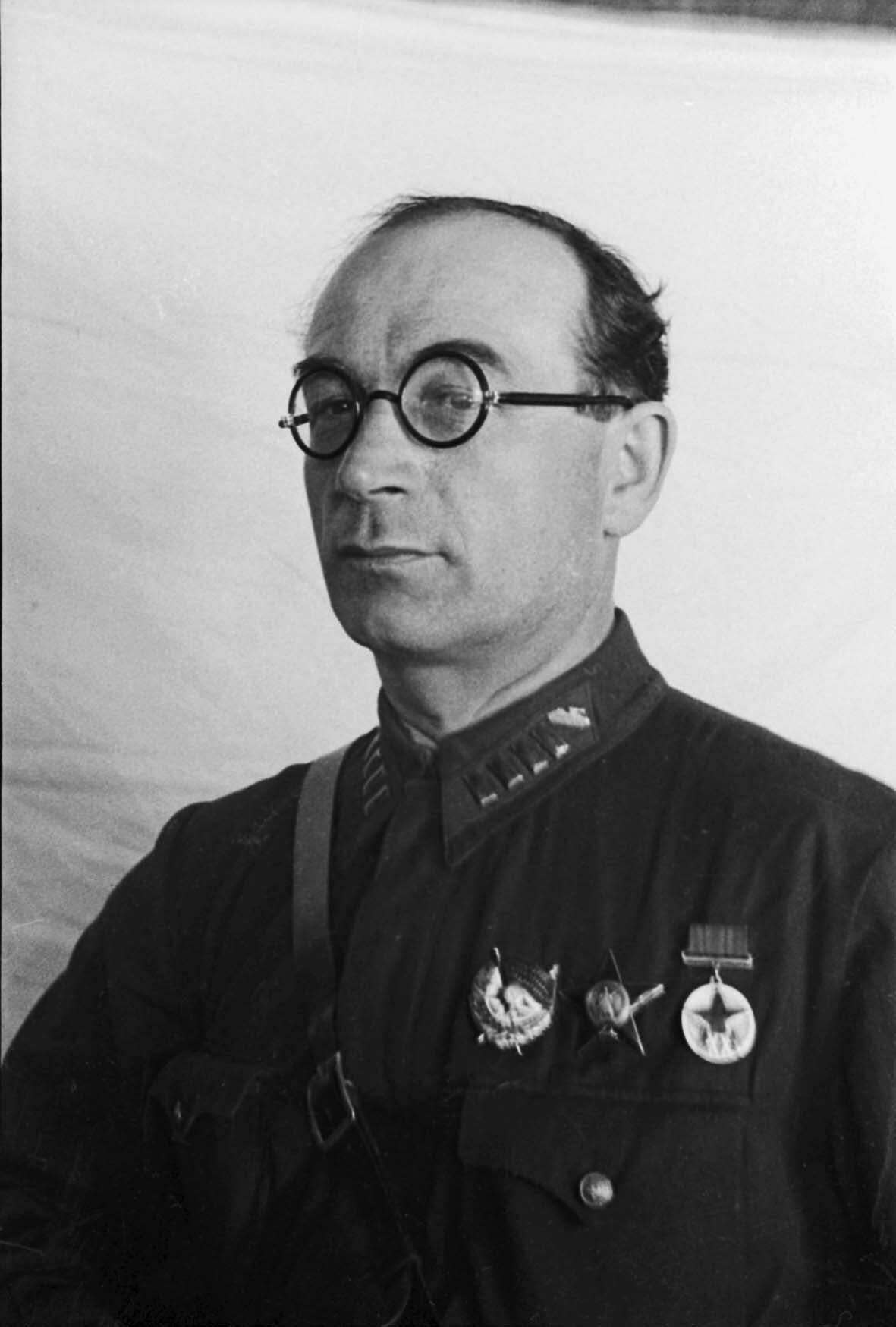Fotografie: Kommandeur der 3. Gardepanzerbrigade, Kalininer Front, 11. März 1942 (Museum Berlin-Karlshorst RR-P)