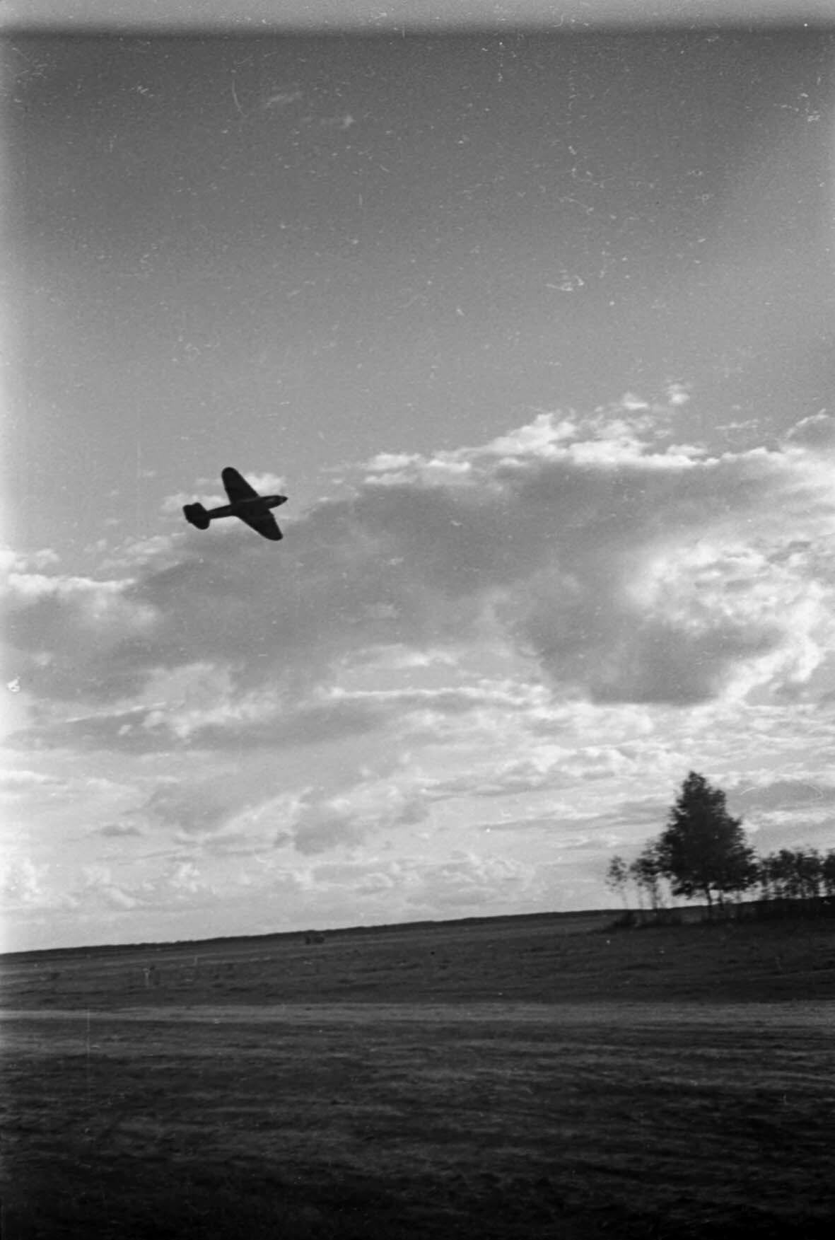 Fotografie: Sowjetisches Schlachtflugzeug "IL-2", Kalininer Front, 12. Juni 1942 (Museum Berlin-Karlshorst RR-P)