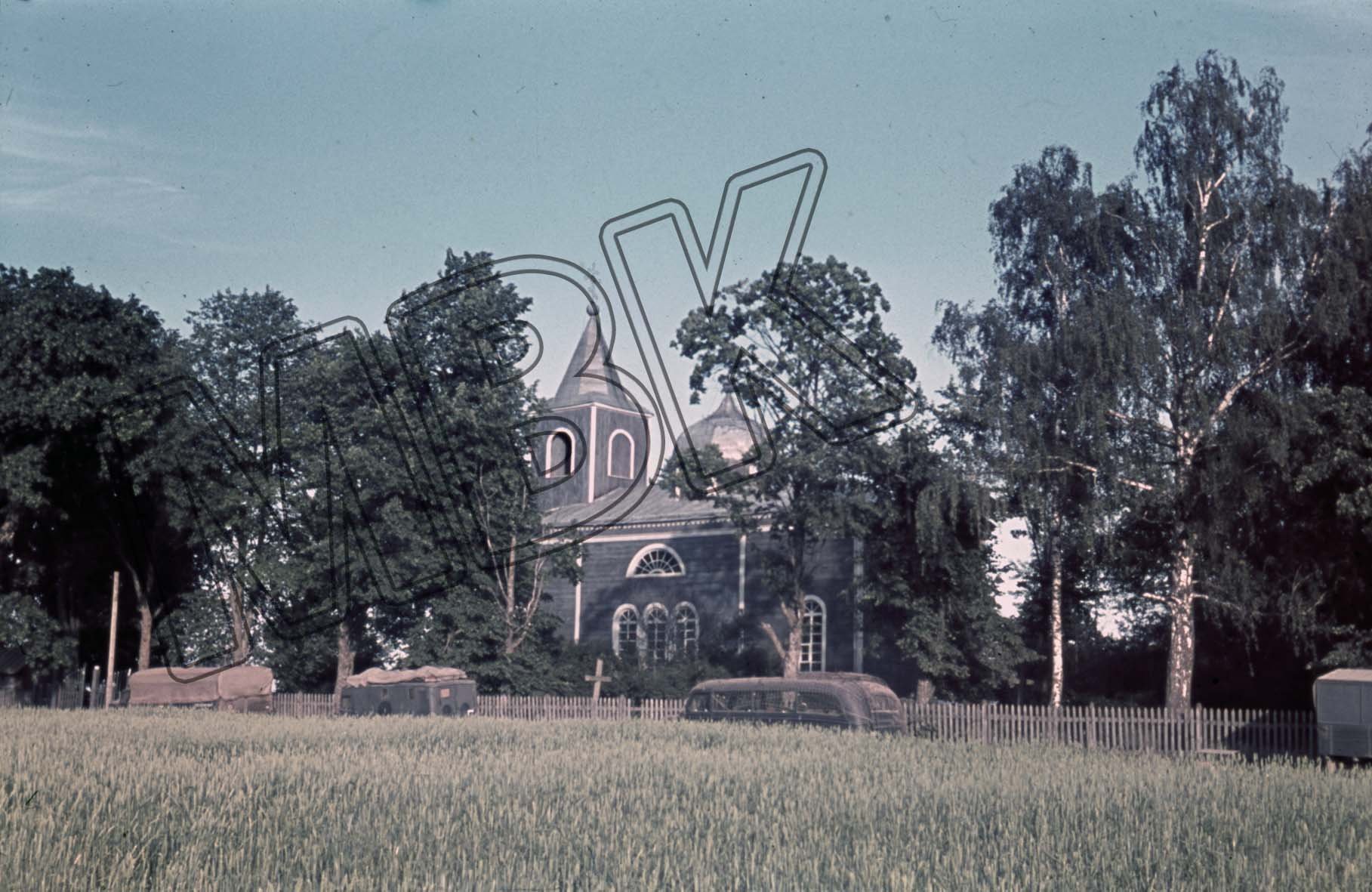Fotografie: Kirche von Nagornaja, 7. Juli 1941 (Museum Berlin-Karlshorst RR-P)