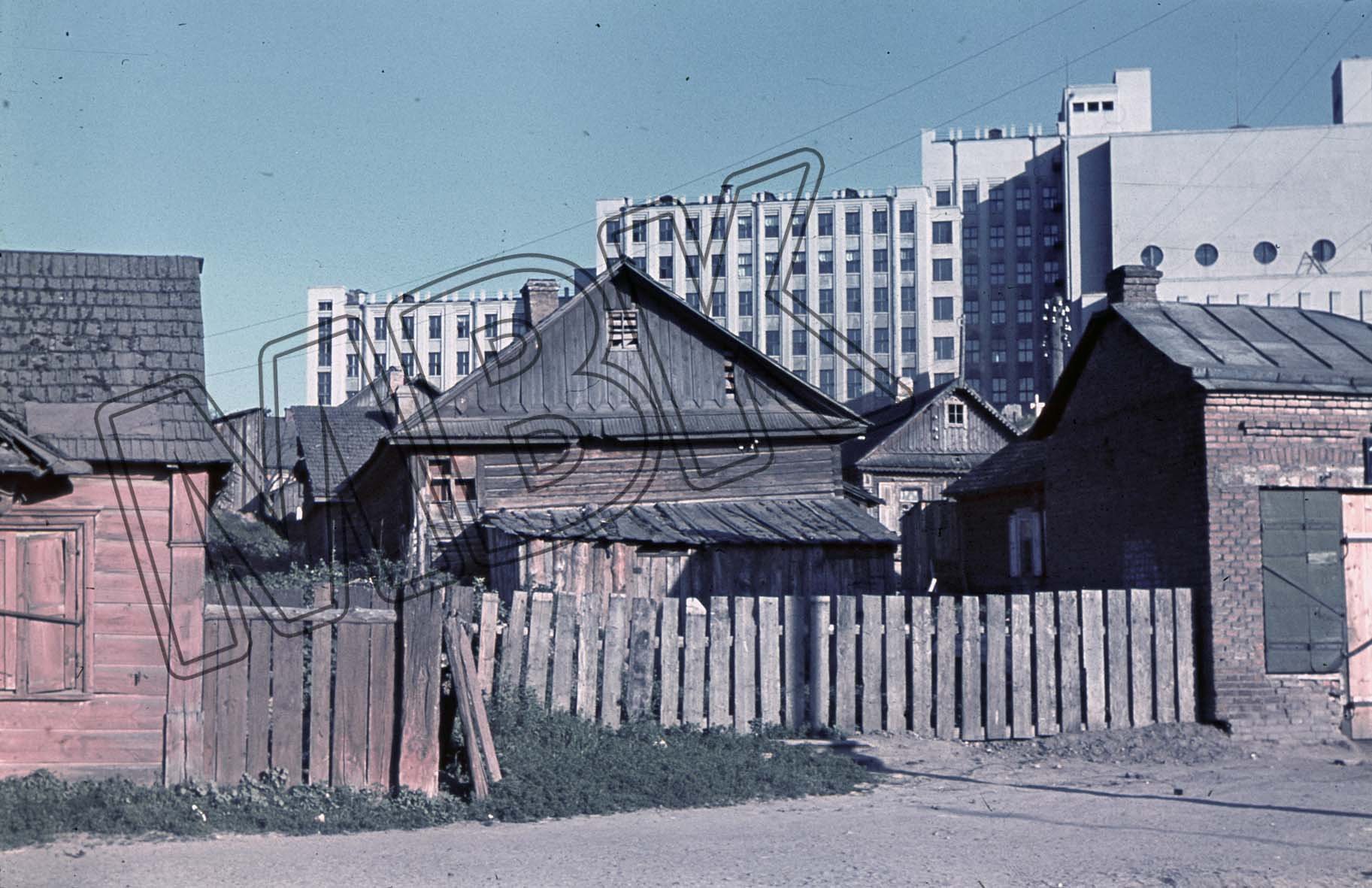 Fotografie: Bauernhäuser, Minsk, 10. Juli 1941 (Museum Berlin-Karlshorst RR-P)