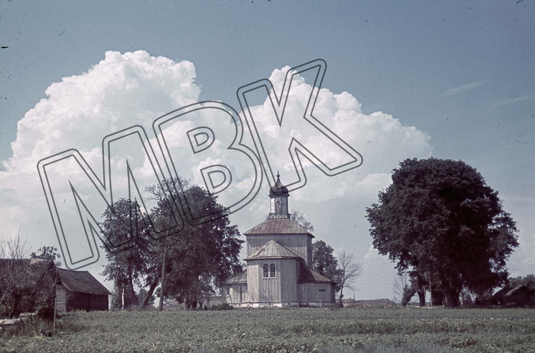 Fotografie: Kirche in Tscherwiakowo, 31. Juli 1941 (Museum Berlin-Karlshorst RR-P)