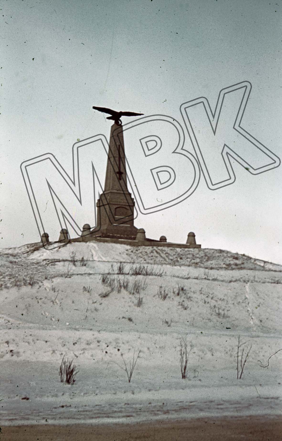 Fotografie: Denkmal an die Schlacht bei Borodino 1812, Januar 1942 (Museum Berlin-Karlshorst RR-P)