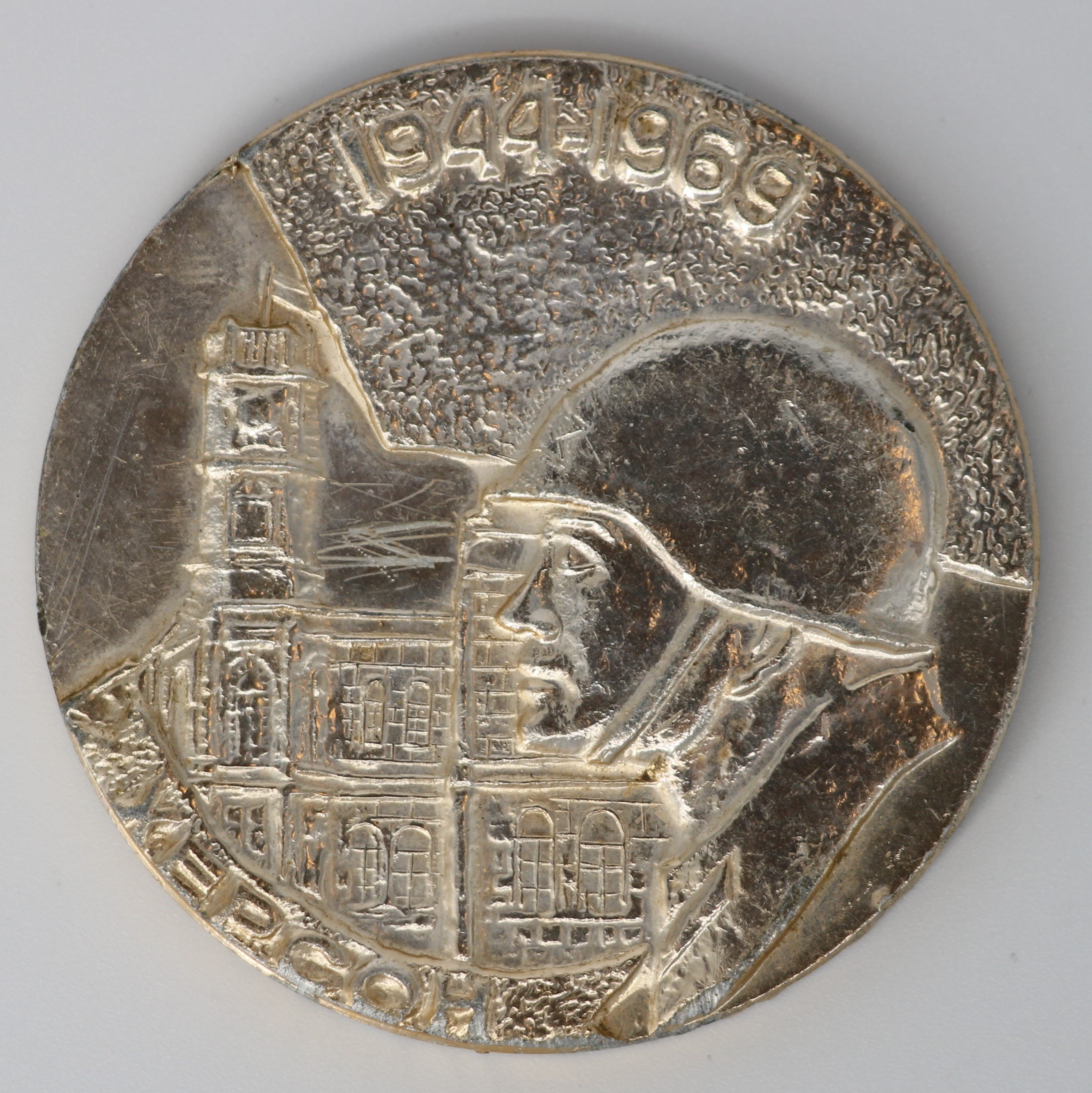 Medaille zum 25. Jahrestag anlässlich der Befreiung von Cherson, Ukraine, 1969 (Deutsch-Russisches Museum Berlin-Karlshorst CC BY-NC-SA)