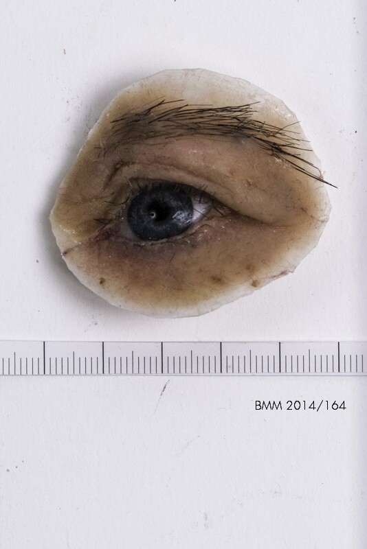 Augenepithese (Berliner Medizinhistorisches Museum der Charité CC BY-NC-SA)