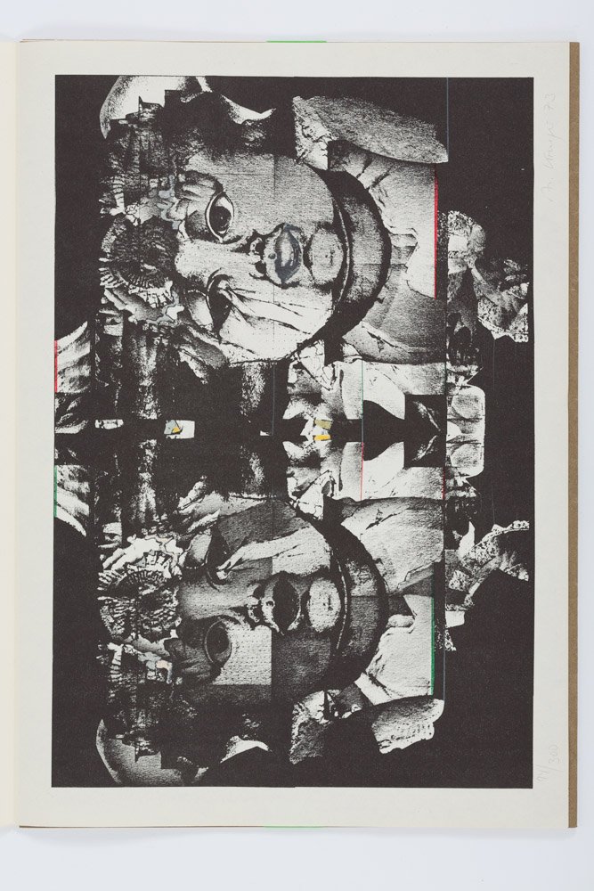 Axel Krüger: Aus der Mappe "Lichtobjekte, Skulpturen, Graphik, Malerei, Zeichnungen", 1973 (© Axel Krüger RR-F)