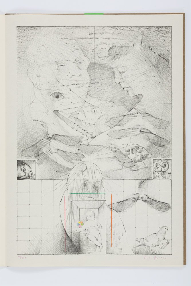 Konrad Schüler: Aus der Mappe "Lichtobjekte, Skulpturen, Graphik, Malerei, Zeichnungen", 1973 (© Konrad Schüler RR-F)