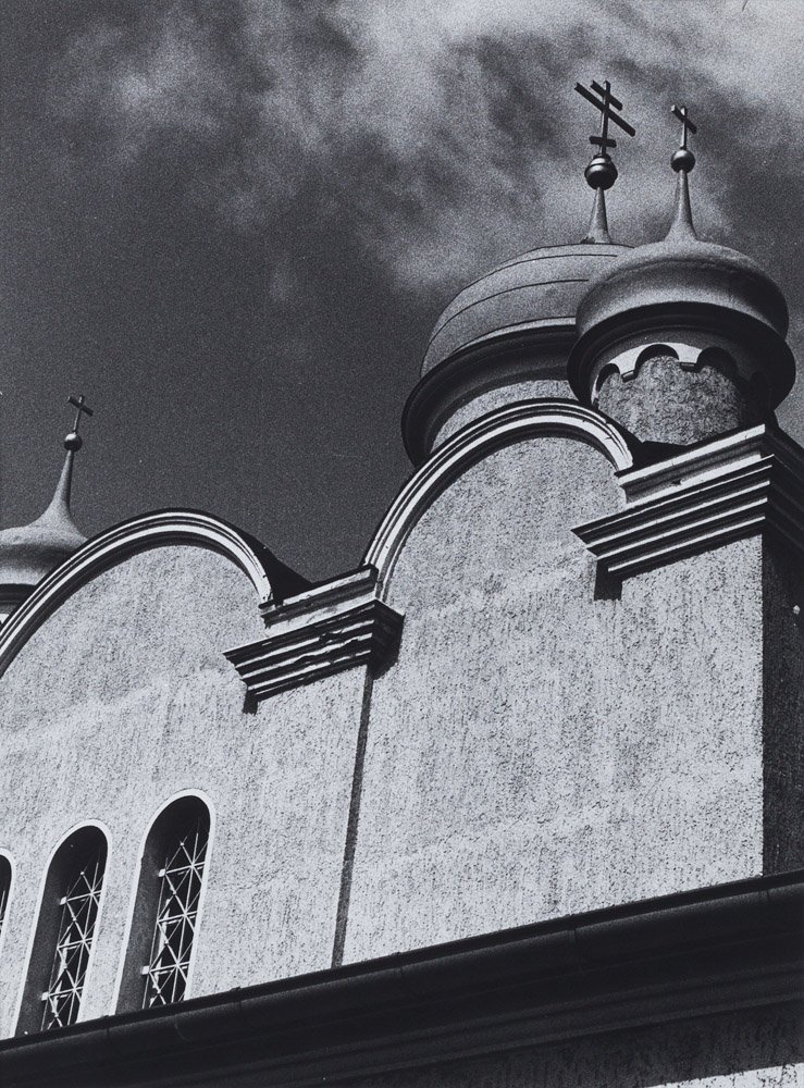 Efraim Habermann: Christi-Auferstehungs-Kathedrale, Russ. Orthodoxe Kirche am Hohenzollerndamm, 1982 (© Efraim Habermann RR-F)