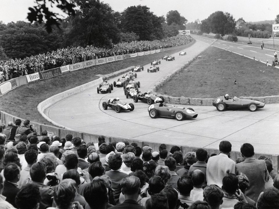 Großer Preis von Deutschland der Formel 1 auf der Avus 1959 (Sportmusem Berlin CC BY-NC-SA)
