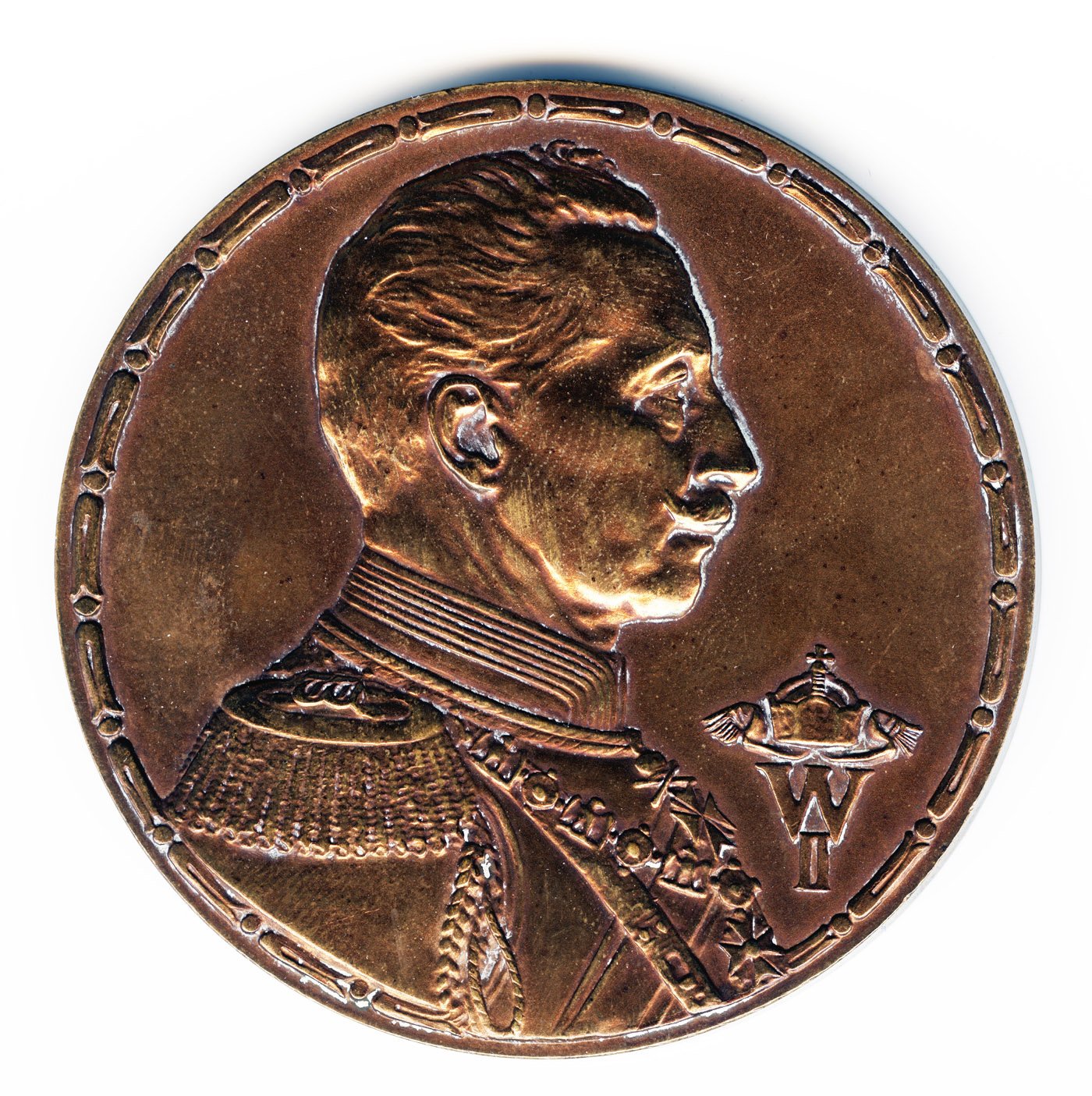 Prüfungskampf-Medaille 1914 (Sportmuseum Berlin CC BY-NC-SA)