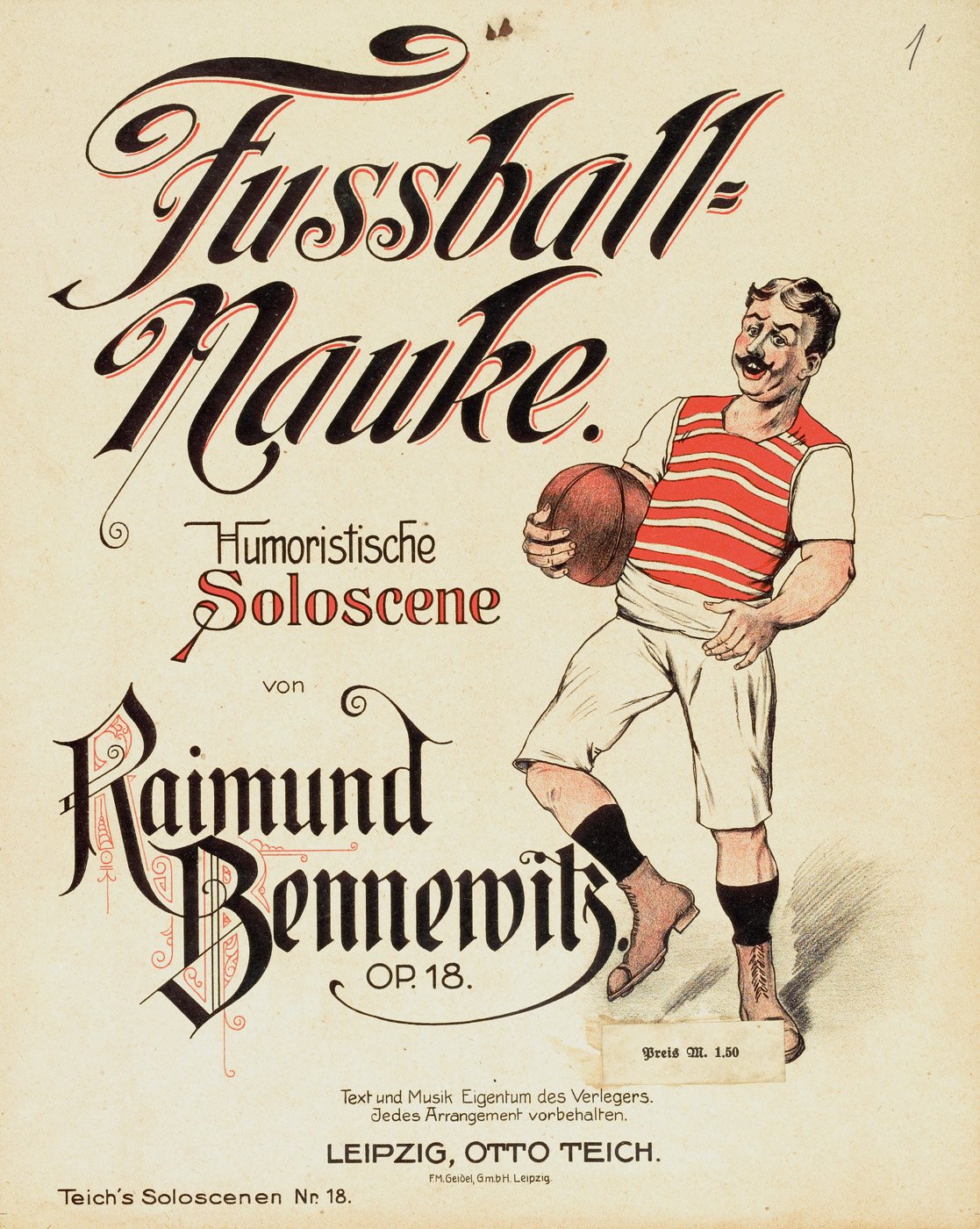 Fussball - Nauke (Sportmuseum Berlin CC0)