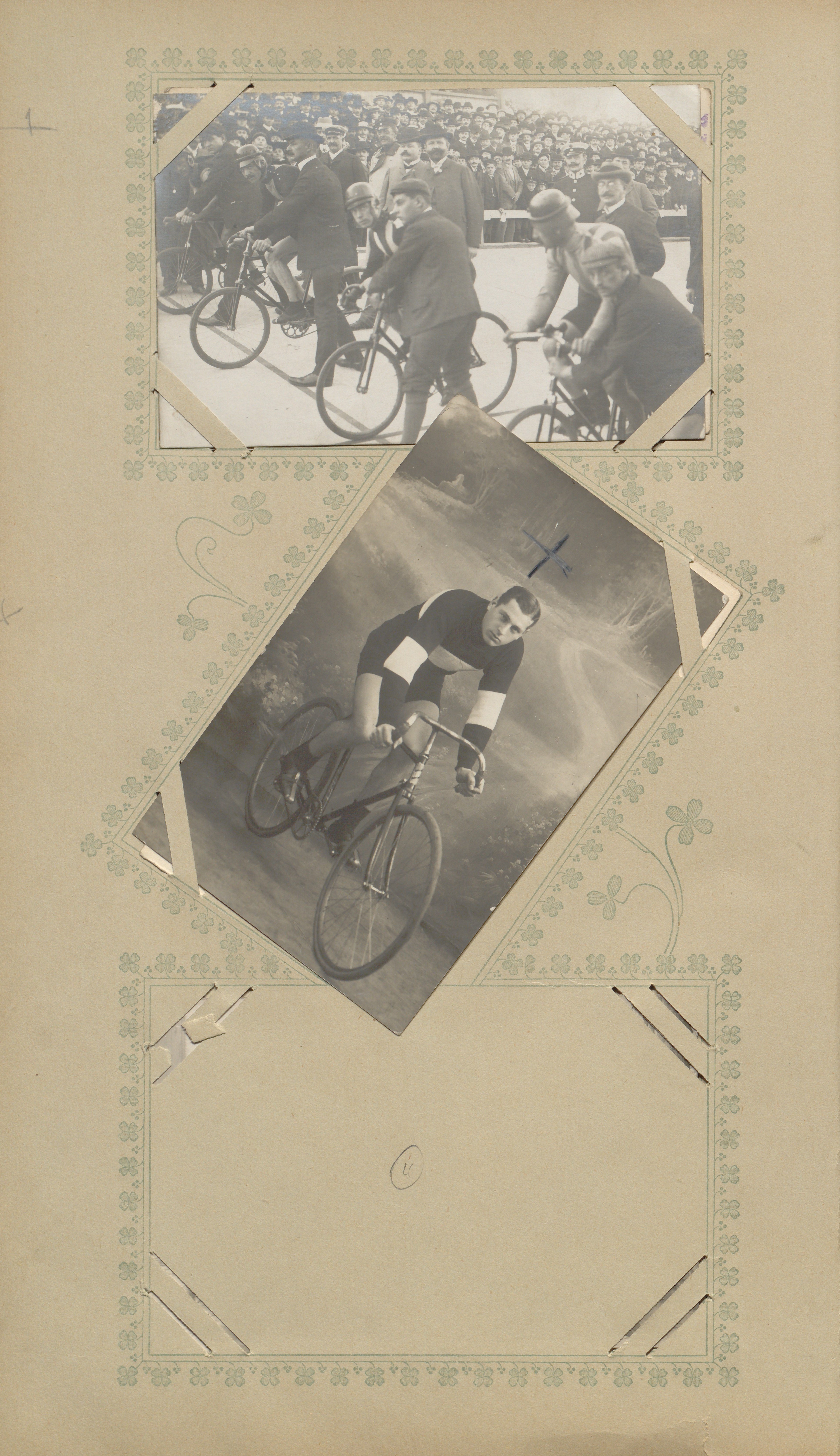 Postkartenalbum Radsport; Blatt 28 (Sportmuseum Berlin CC0)