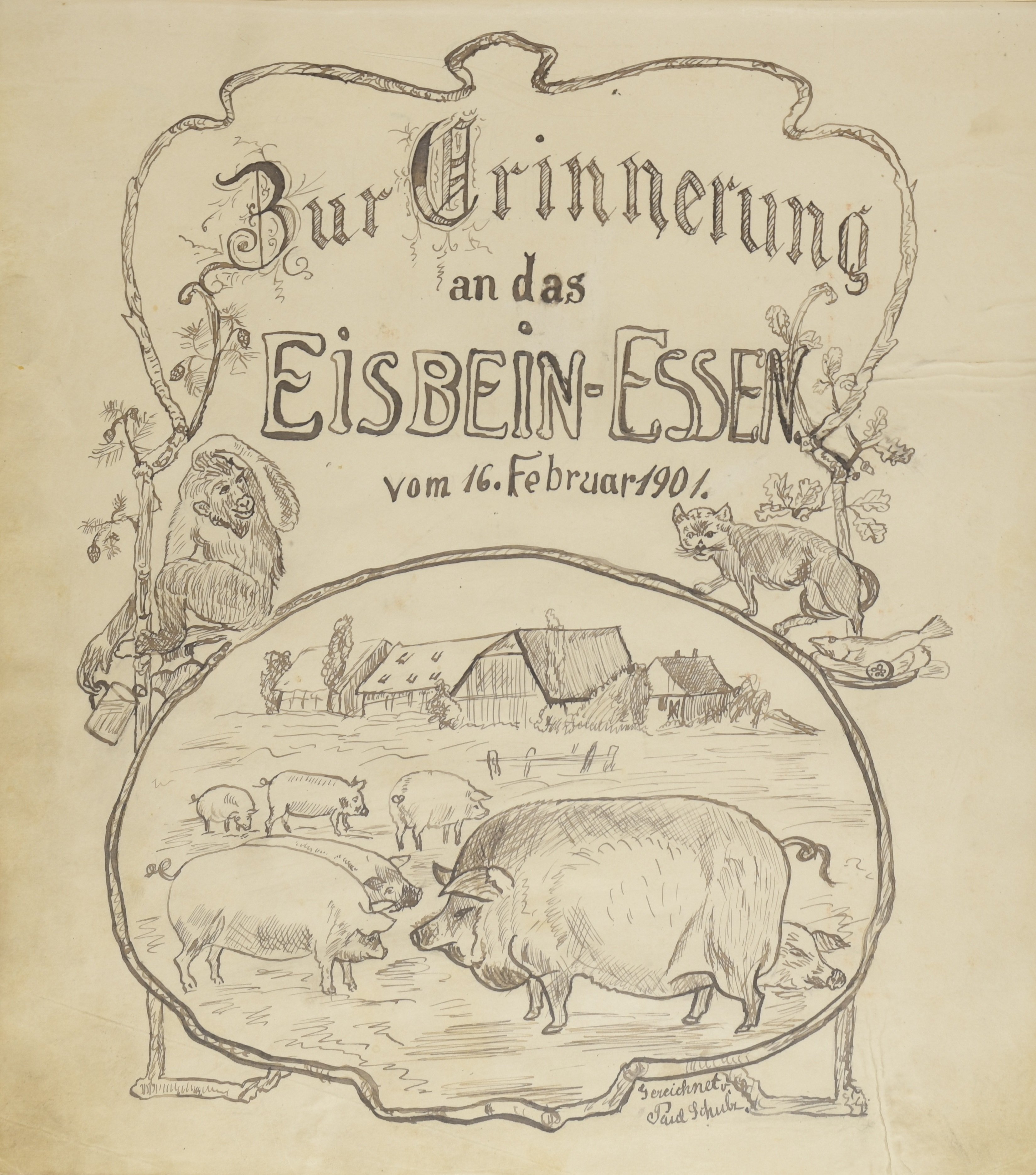 Zur Erinnerung an das Eisbein-Essen, S. 60 (Sportmuseum Berlin CC0)