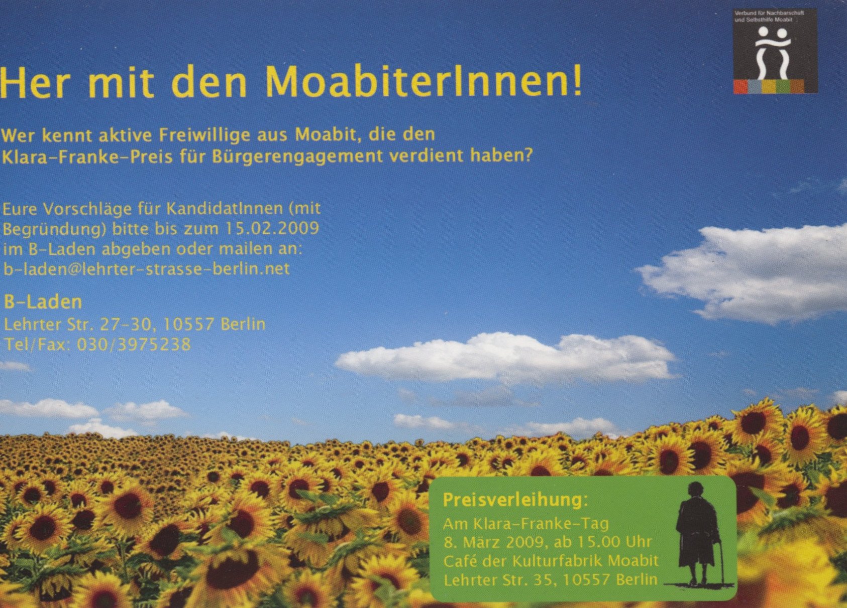 Postkarte zum Klara-Franke-Tag 2010 (B-Laden CC BY-NC-SA)