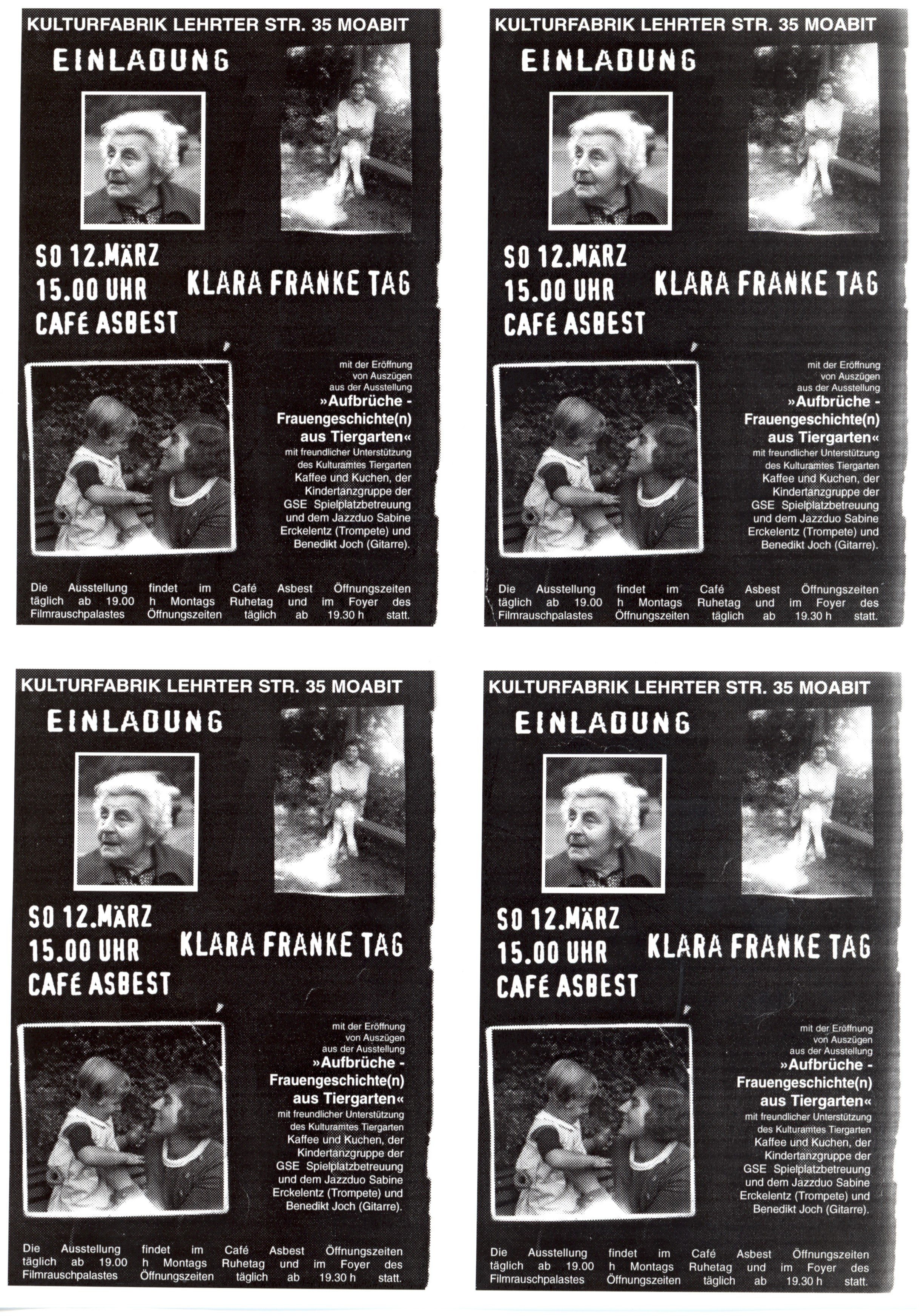 Flyer zum Klara-Franke-Tag 2000 (B-Laden CC BY-NC-SA)