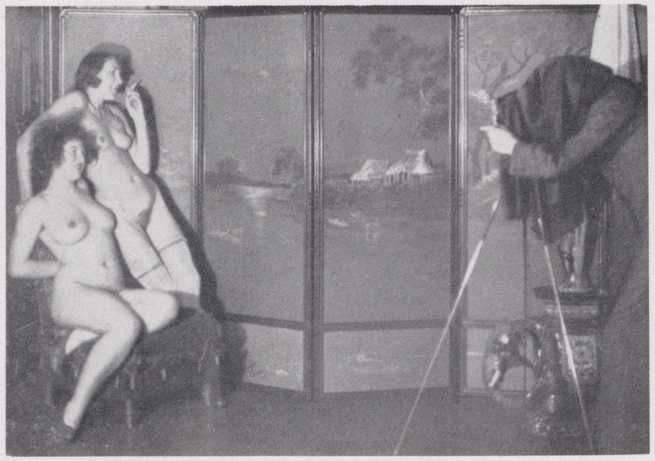Fotografie einer erotischen fotografischen Aufnahmesituation (Magnus-Hirschfeld-Gesellschaft Public Domain Mark)
