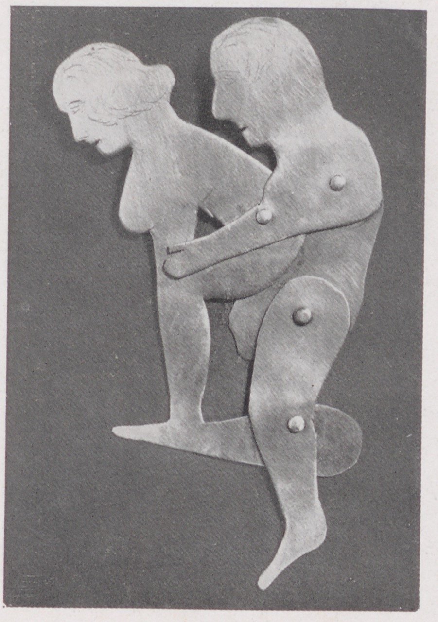 Abbildung zweier Holzfiguren in Kopulationsstellung (Magnus-Hirschfeld-Gesellschaft Public Domain Mark)
