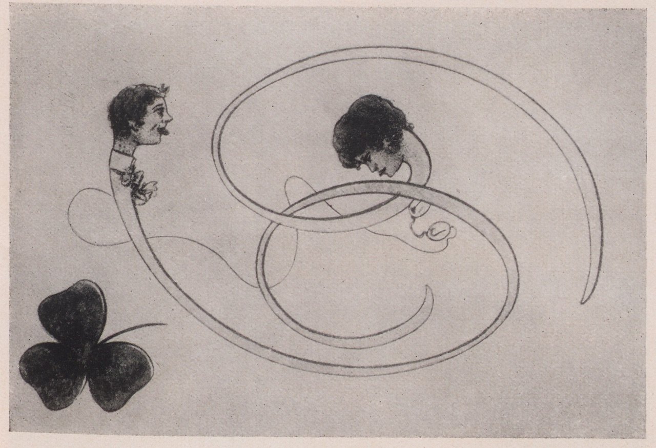 Abbildung einer Postkarte mit einer Anspielung auf den Cunnilingus (Magnus-Hirschfeld-Gesellschaft Public Domain Mark)