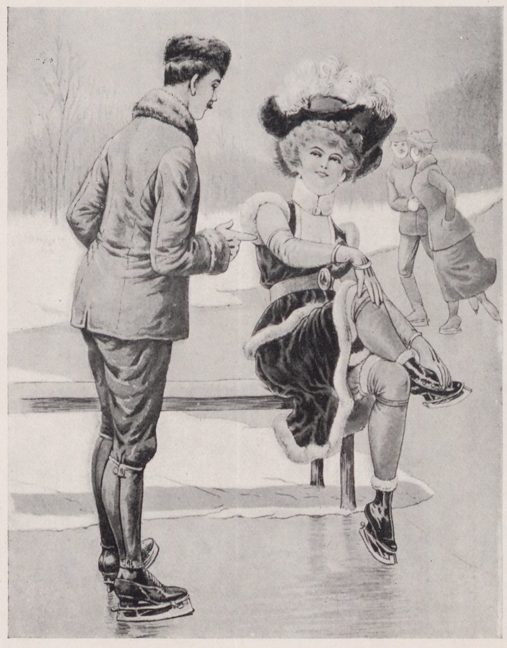 Abbildung einer Ansichtskarte aus der Sammlung von K. (I) (Magnus-Hirschfeld-Gesellschaft Public Domain Mark)