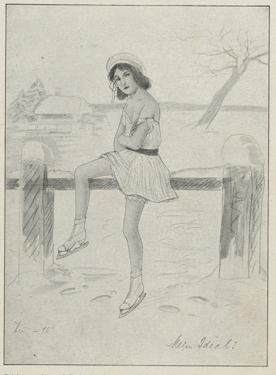 Abbildung einer von einem sog. Kältefetischisten angefertigte Zeichnung (1) (Magnus-Hirschfeld-Gesellschaft Public Domain Mark)