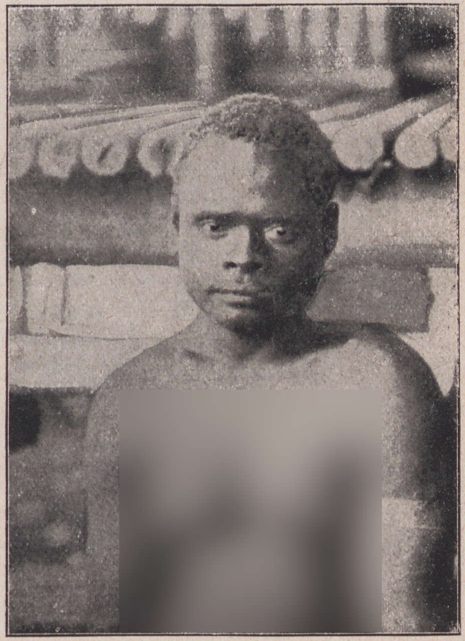 Fotografie, die einen Mann zeigt (ethnologischer Kontext) (Magnus-Hirschfeld-Gesellschaft Public Domain Mark)