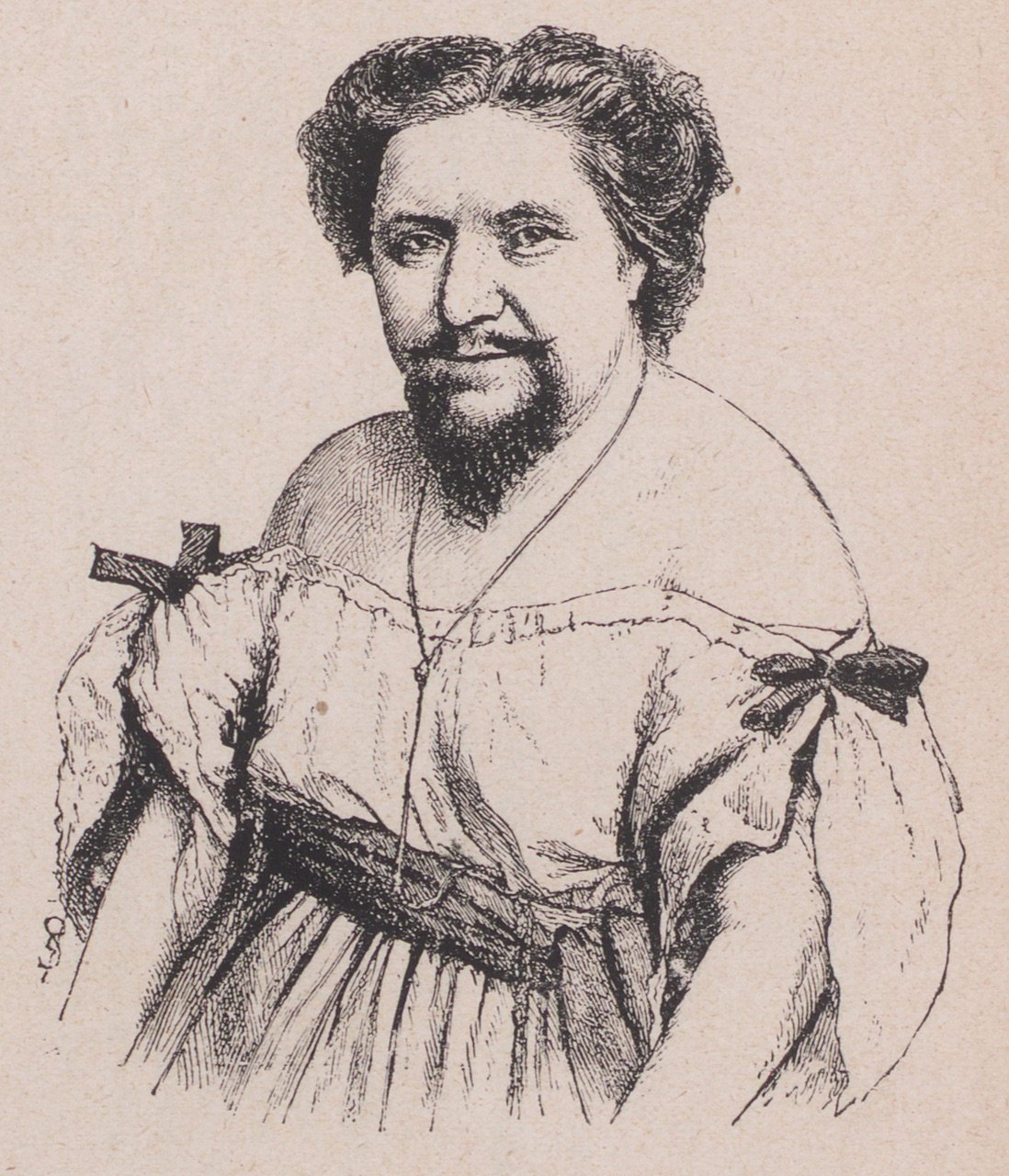 Brustporträt einer sitzenden Frau (Magnus-Hirschfeld-Gesellschaft Public Domain Mark)