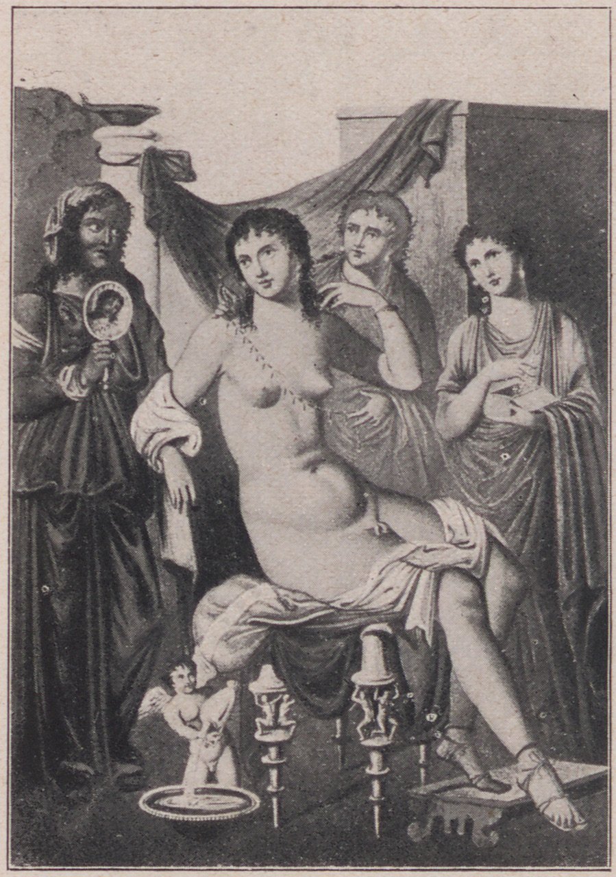 Abbildung eines Gemäldes mit einem androgynischen Adonis (Magnus-Hirschfeld-Gesellschaft Public Domain Mark)