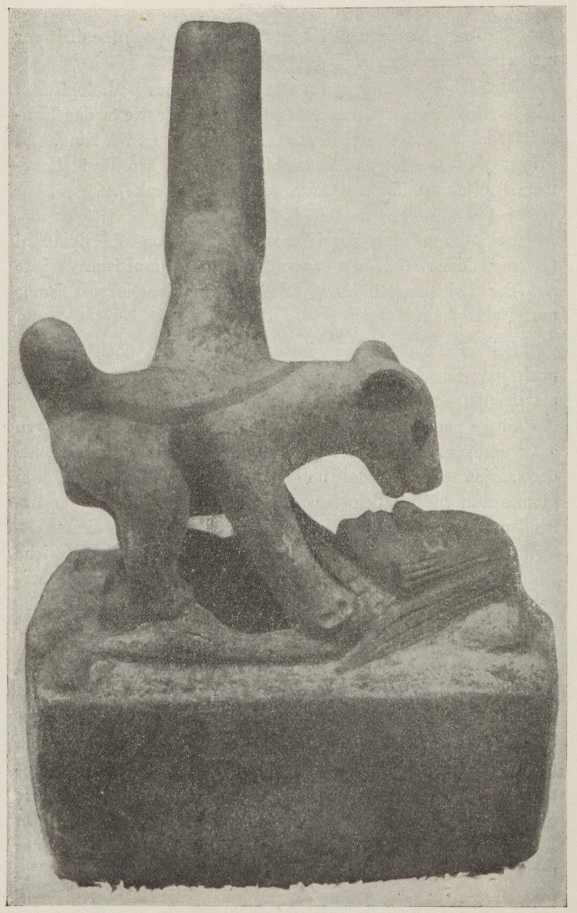 Fotografie eines Peruanischen Trinkgefäßes (Magnus-Hirschfeld-Gesellschaft Public Domain Mark)