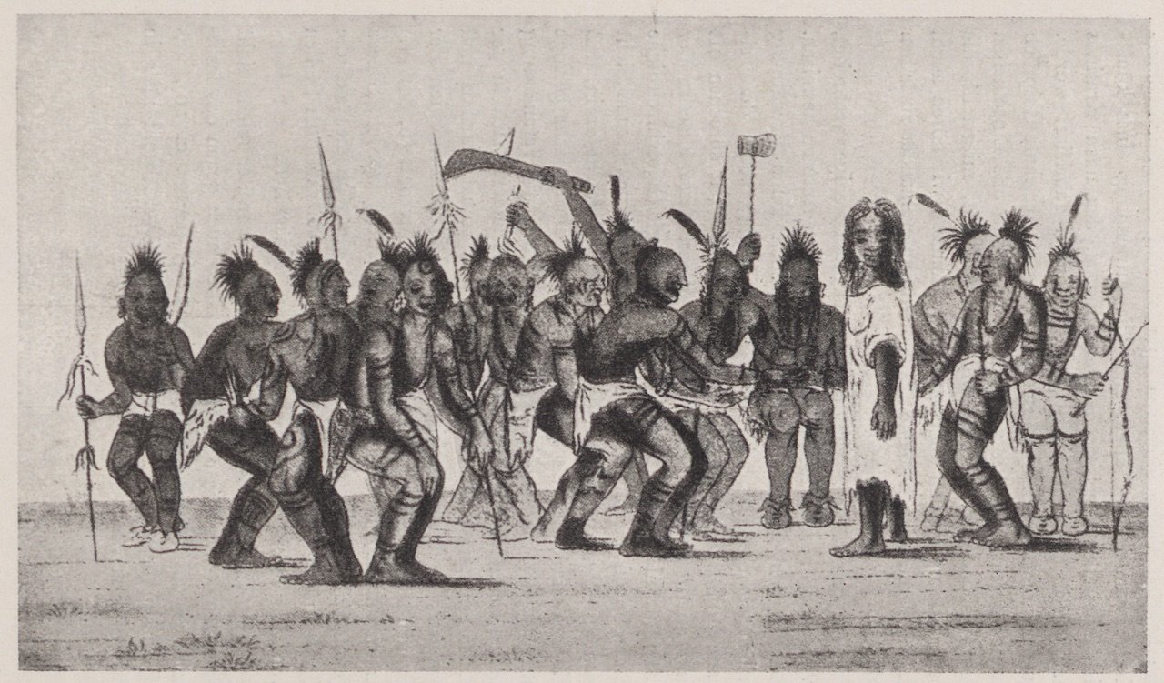 Abbildung des Gemäldes „Dance to the Berdache“ (Magnus-Hirschfeld-Gesellschaft Public Domain Mark)