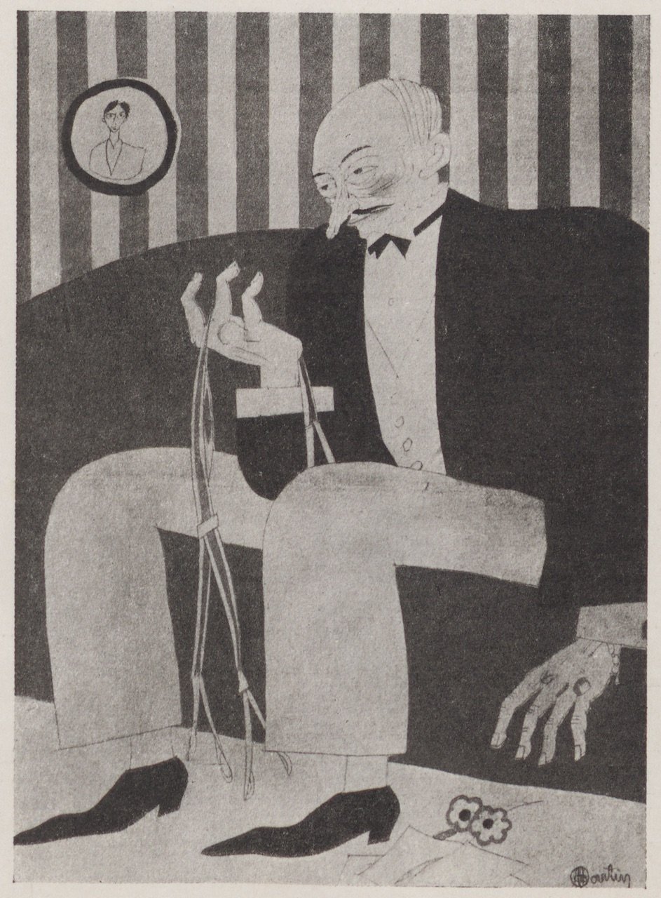 Abbildung einer Illustration von Charles Martin (Magnus-Hirschfeld-Gesellschaft Public Domain Mark)