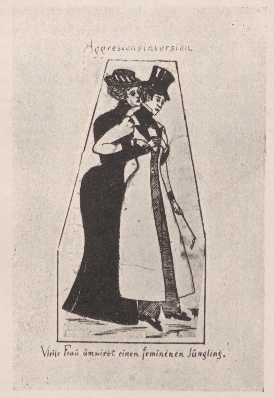 Abbildung einer Zeichnung eines Frau-Mann-Paares (Magnus-Hirschfeld-Gesellschaft Public Domain Mark)