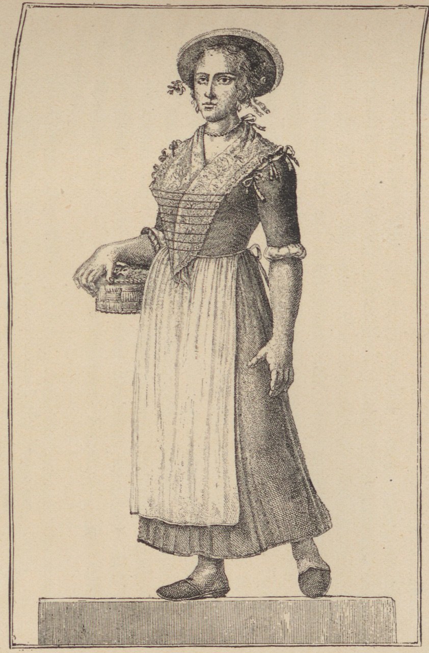 Abbildung von Giacoma Foroni mit bekleidet (Holzschnitt) (Magnus-Hirschfeld-Gesellschaft Public Domain Mark)