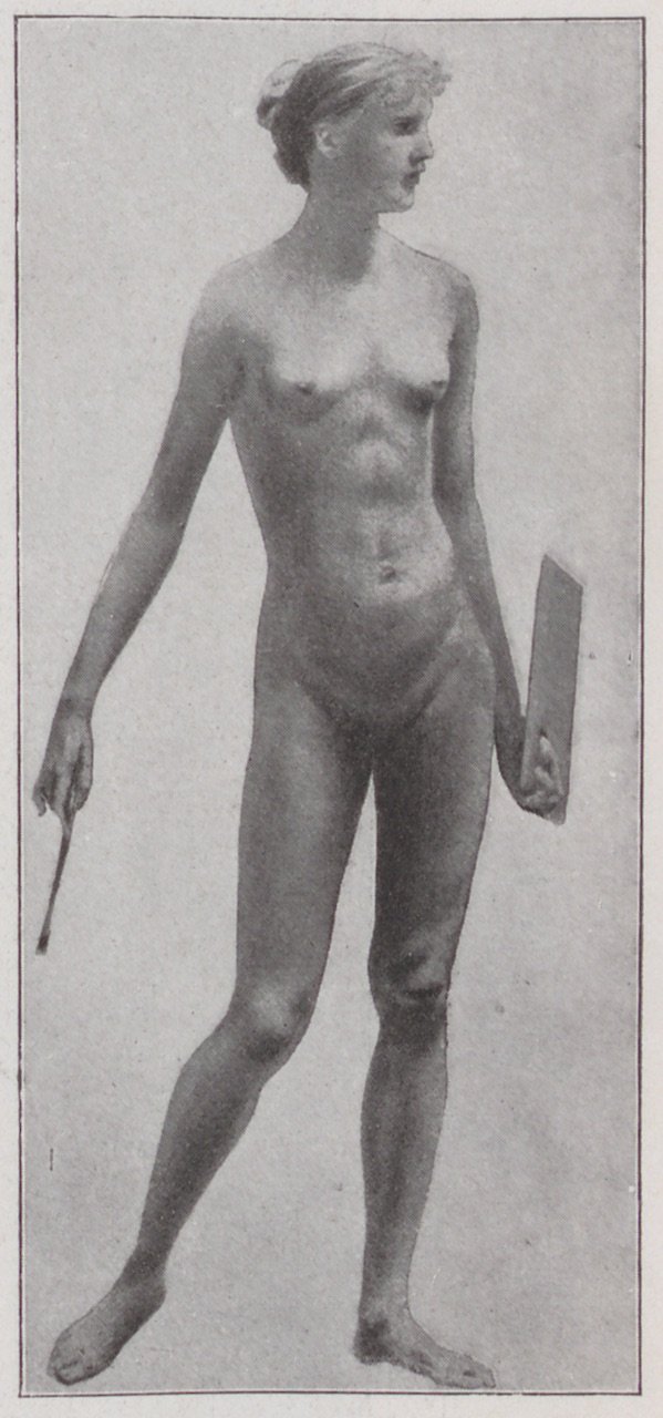 Abbildung eines Aktmodells eines Malers (Magnus-Hirschfeld-Gesellschaft Public Domain Mark)