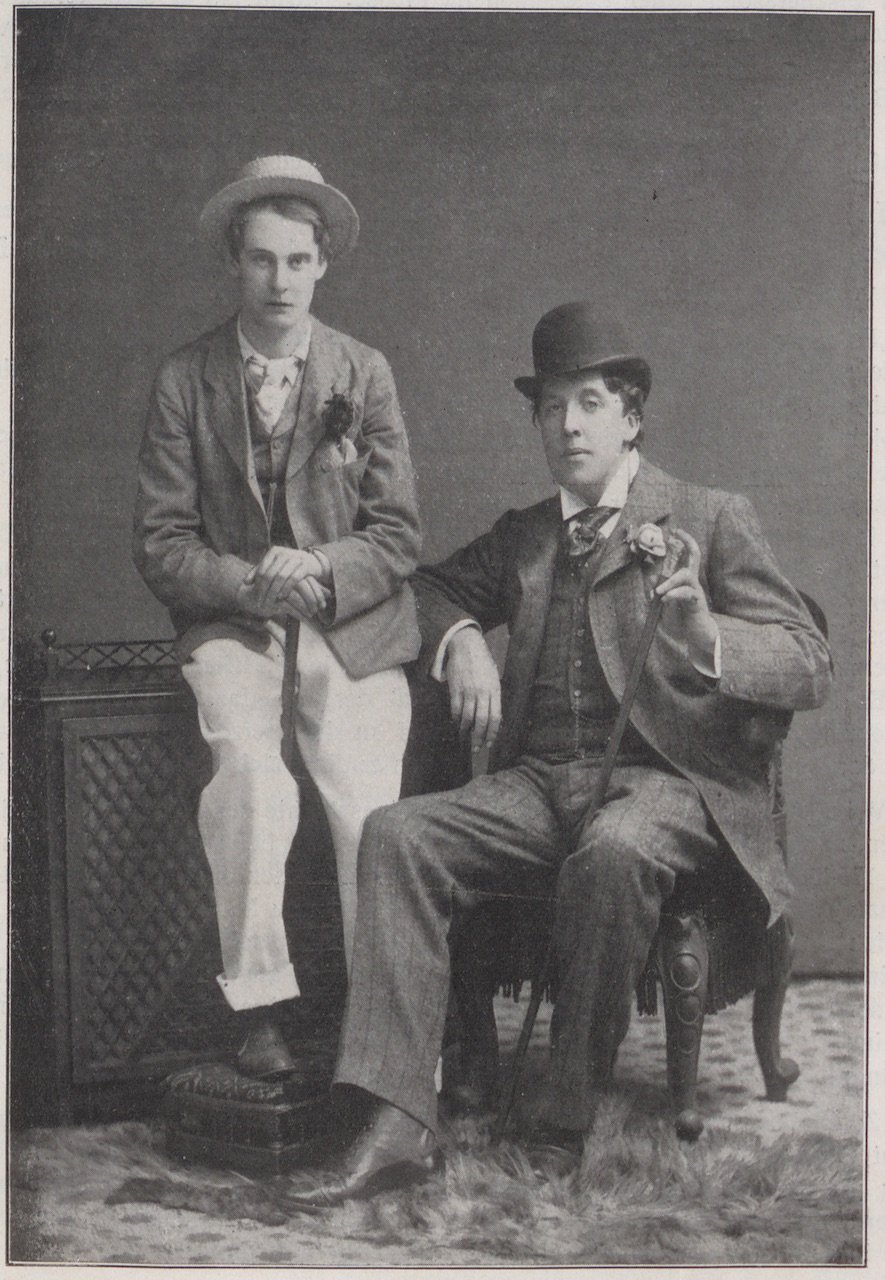Porträtfoto von Oscar Wilde und Alfred Douglas (2) (Magnus-Hirschfeld-Gesellschaft Public Domain Mark)