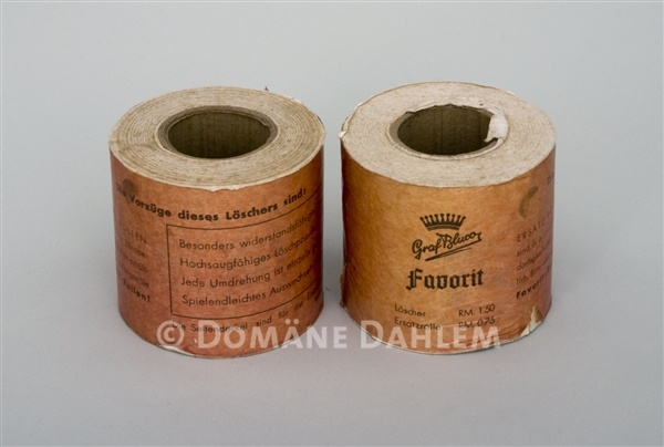 Löschpapierrollen (Stiftung Domäne Dahlem - Landgut und Museum CC BY-NC-SA)