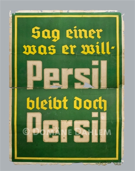 Plakat &quot;Persil&quot; (Stiftung Domäne Dahlem - Landgut und Museum CC BY-NC-SA)