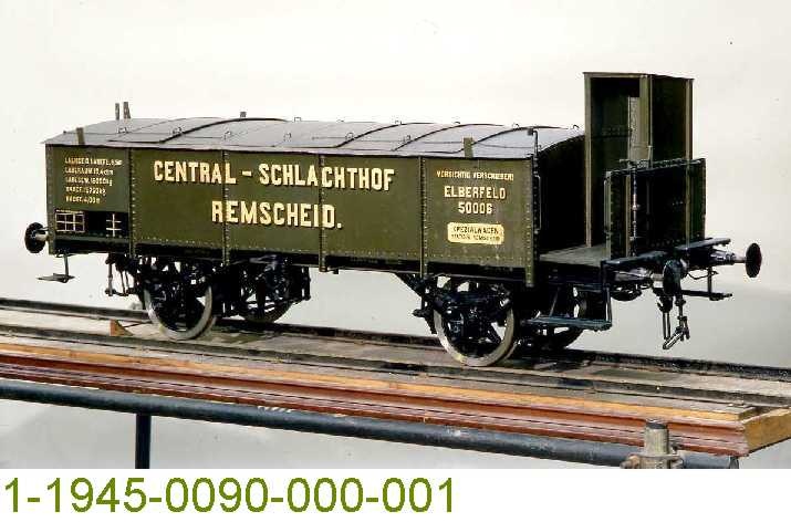 Stalldung-Wagen "Elberfeld 50006", Modell 1:5 (Stiftung Deutsches Technikmuseum Berlin CC0)