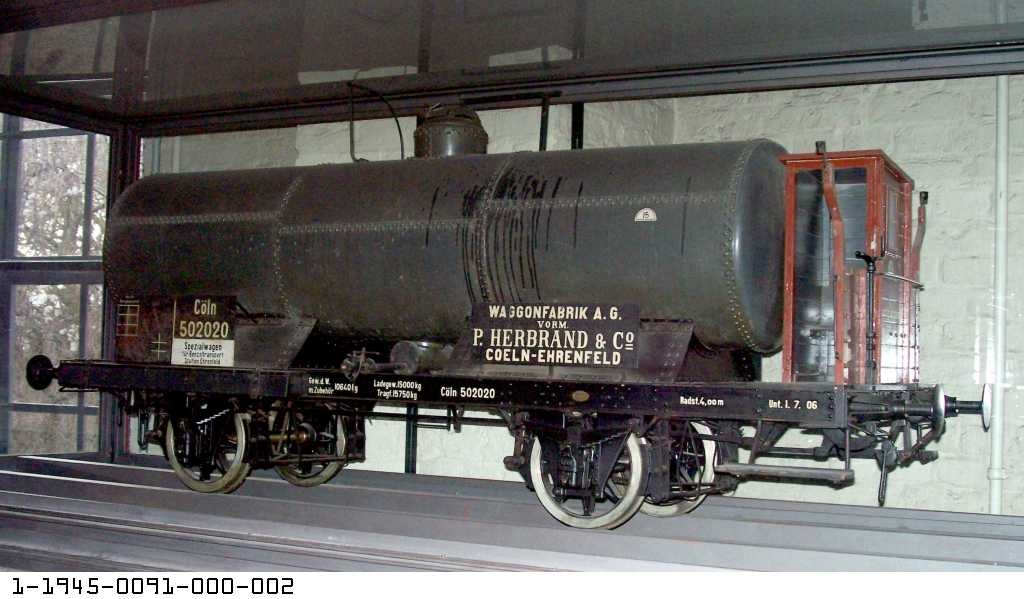 Kesselwagen "Cöln 502020" Modell 1:5 (Stiftung Deutsches Technikmuseum Berlin CC0)