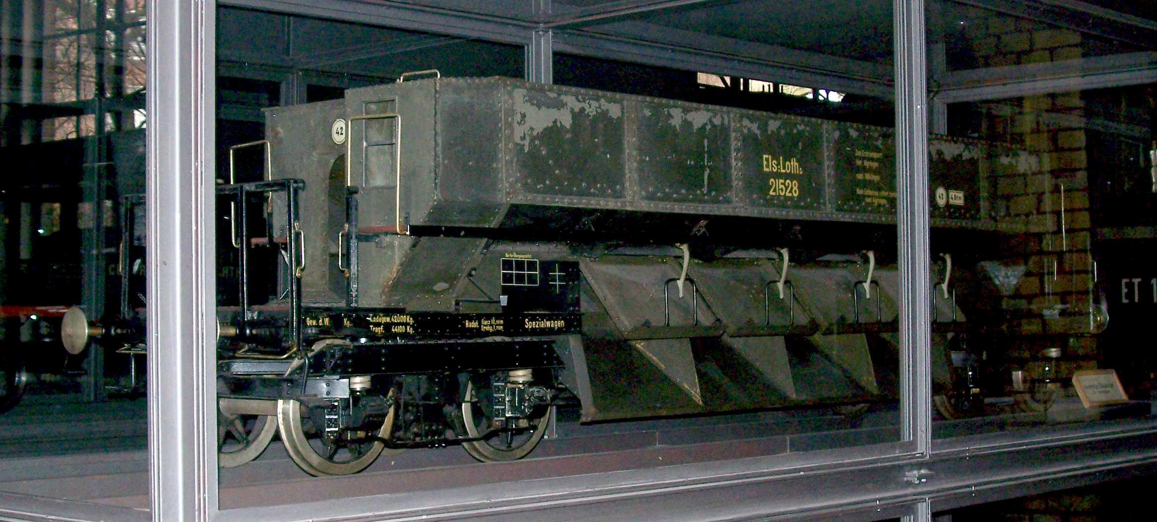 Erztransportwagen "Els. Lothr. 21528", Modell 1:5 (Stiftung Deutsches Technikmuseum Berlin CC0)