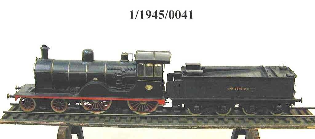 Schnellzuglok 2672 der Belgischen Staatsbahn, Modell 1:10 (Stiftung Deutsches Technikmuseum Berlin CC0)