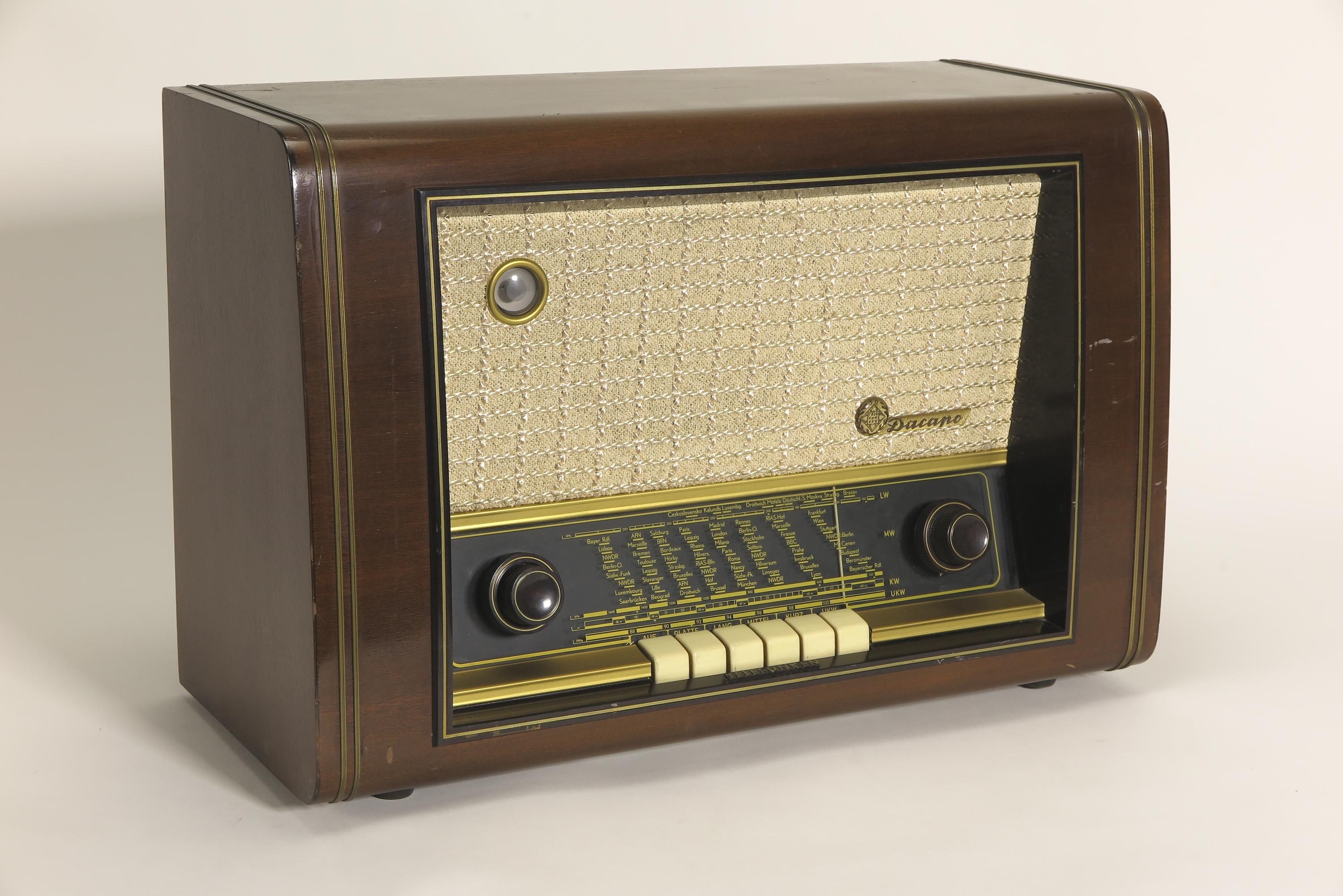 Radio Telefunken Dacapo 1953 (Deutsches Technikmuseum CC BY)