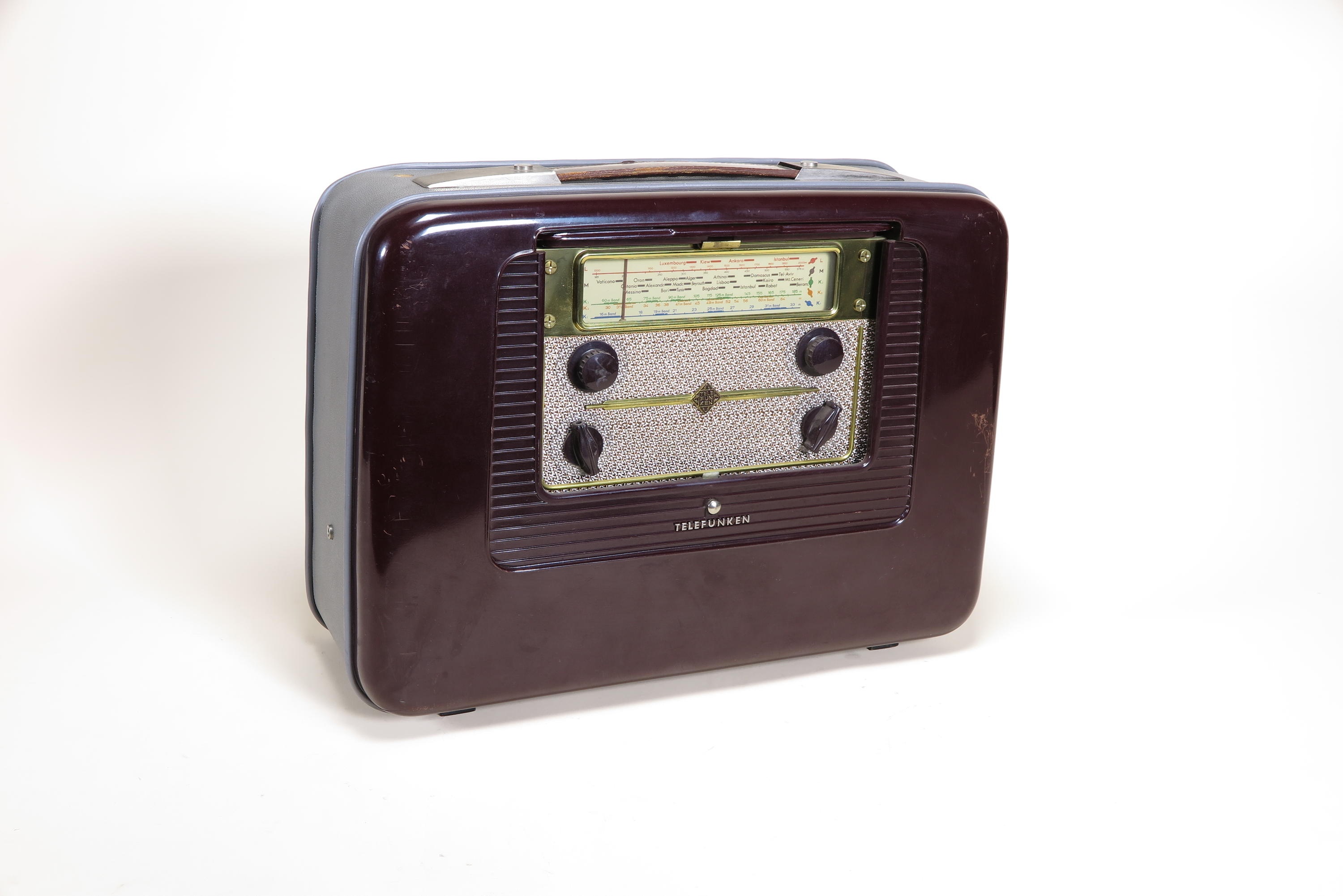 Kofferradio Telefunken 753B portable (Deutsches Technikmuseum CC BY)