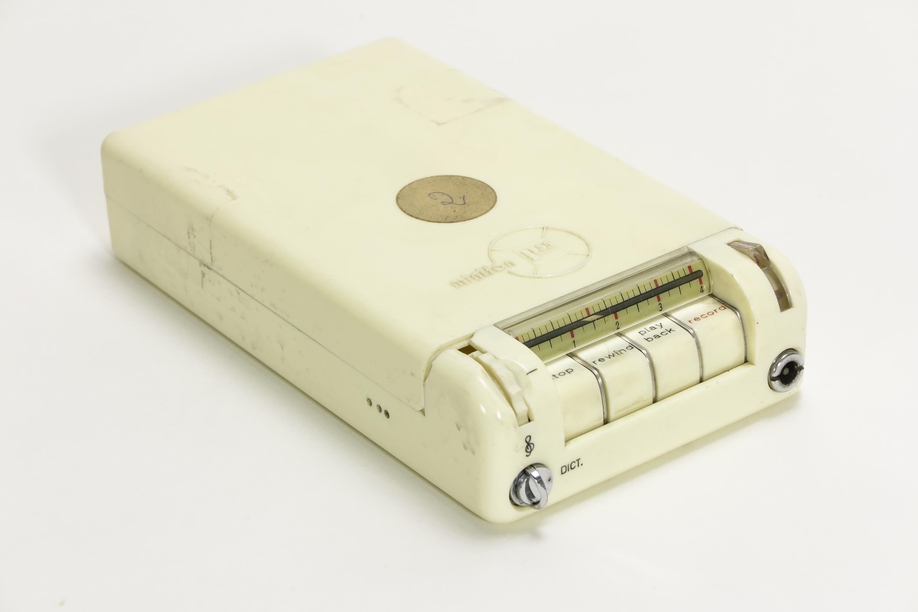 Diktiergerät Protona Minifon P55 (Deutsches Technikmuseum CC BY)