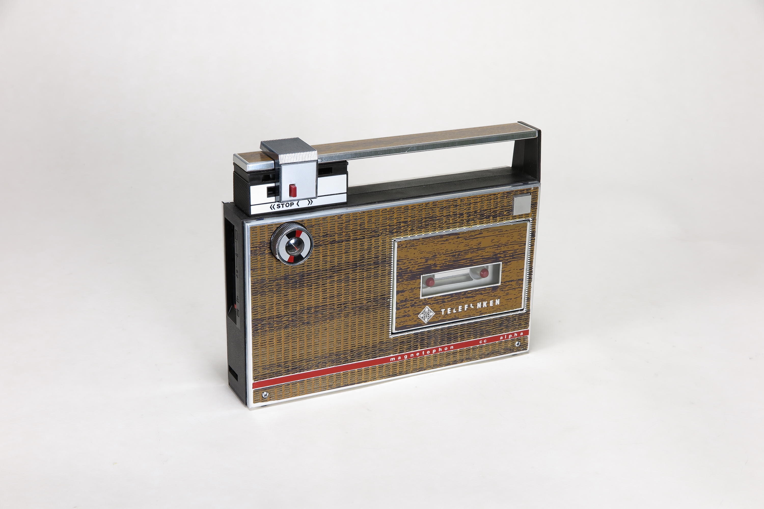 Kassettenrekorder Telefunken Magnetophon cc-alpha (Deutsches Technikmuseum CC BY)