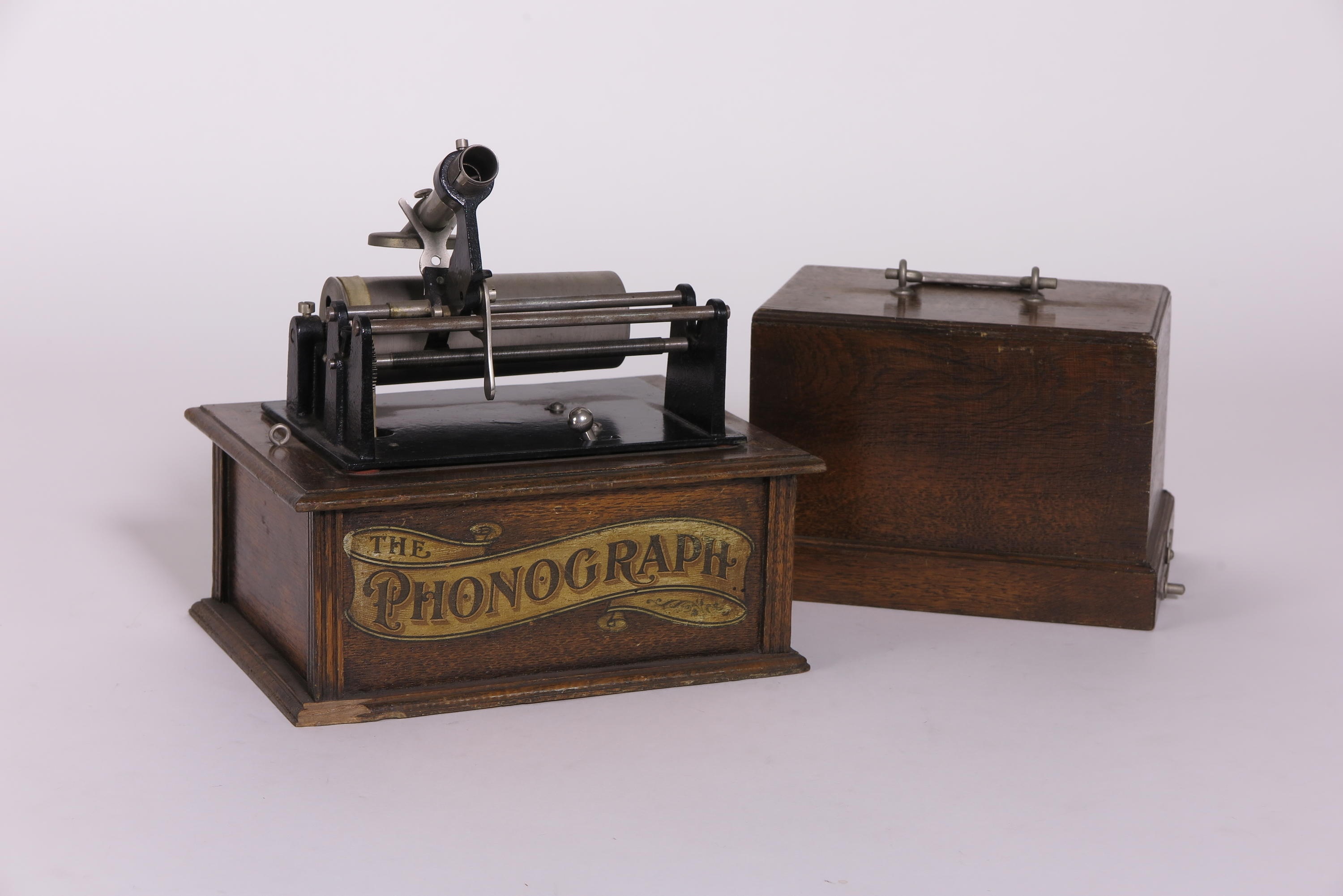 Phonograph "The Phonograph" (Deutsches Technikmuseum CC BY)
