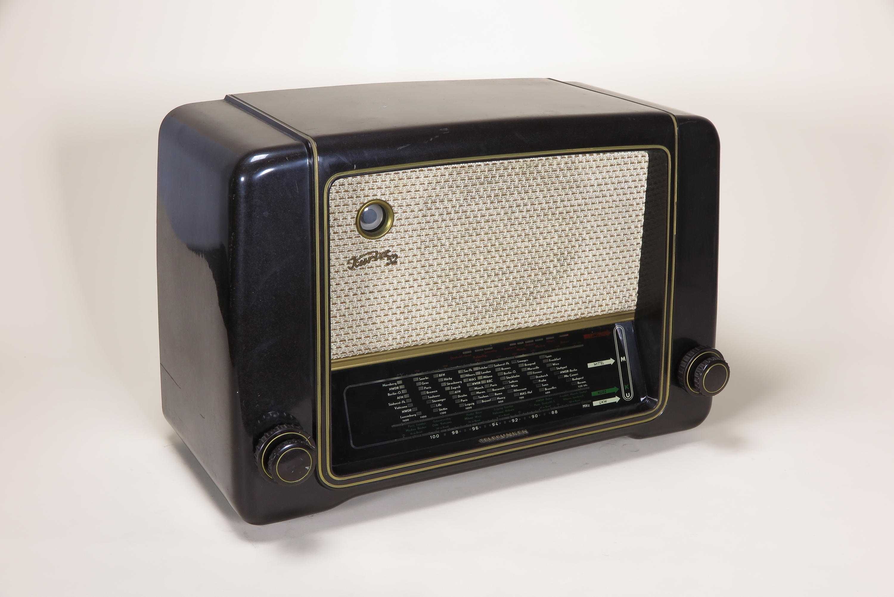 Radio Telefunken Kurier 52W (Deutsches Technikmuseum CC BY)