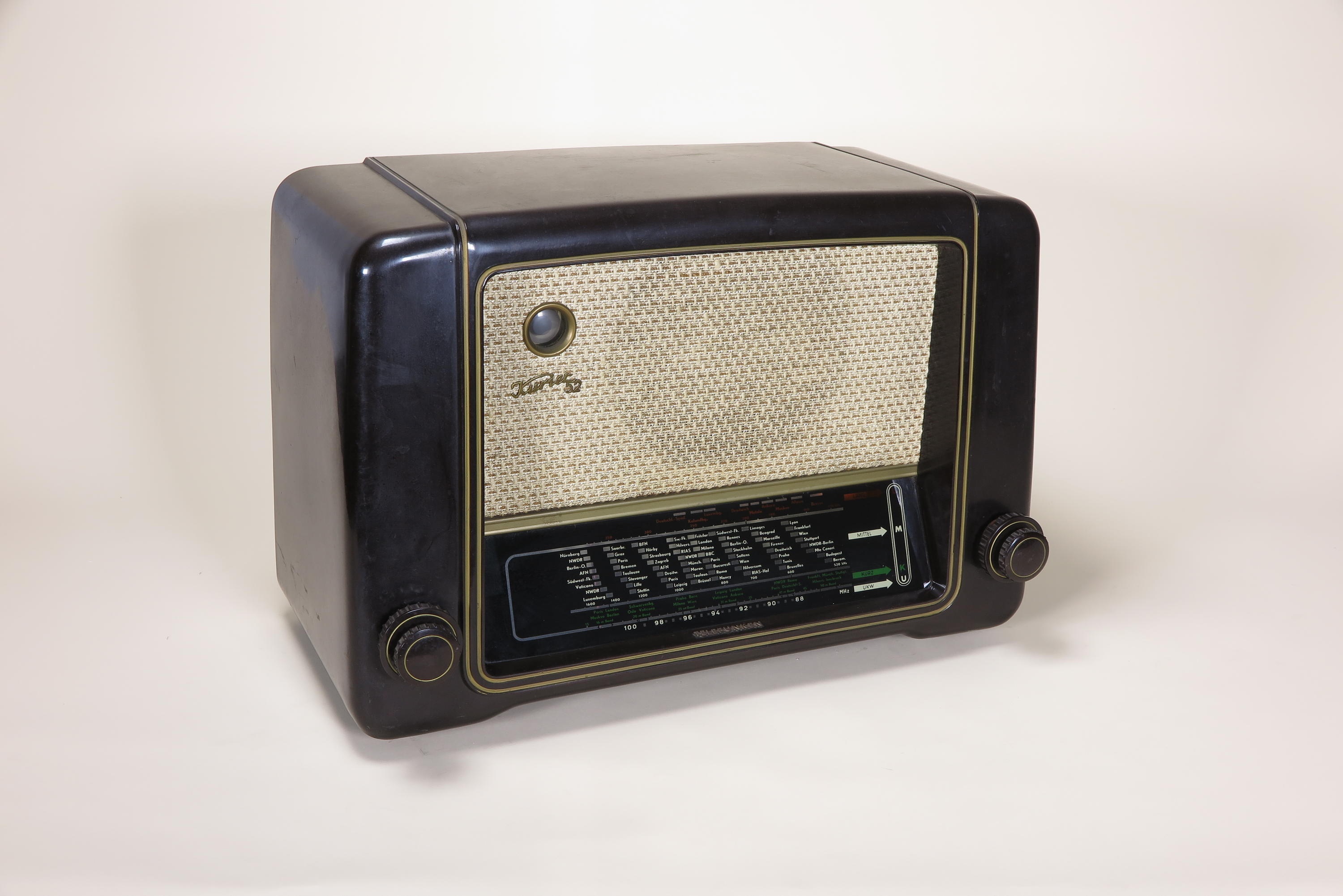 Radio Telefunken Kurier 52W (Deutsches Technikmuseum CC BY)