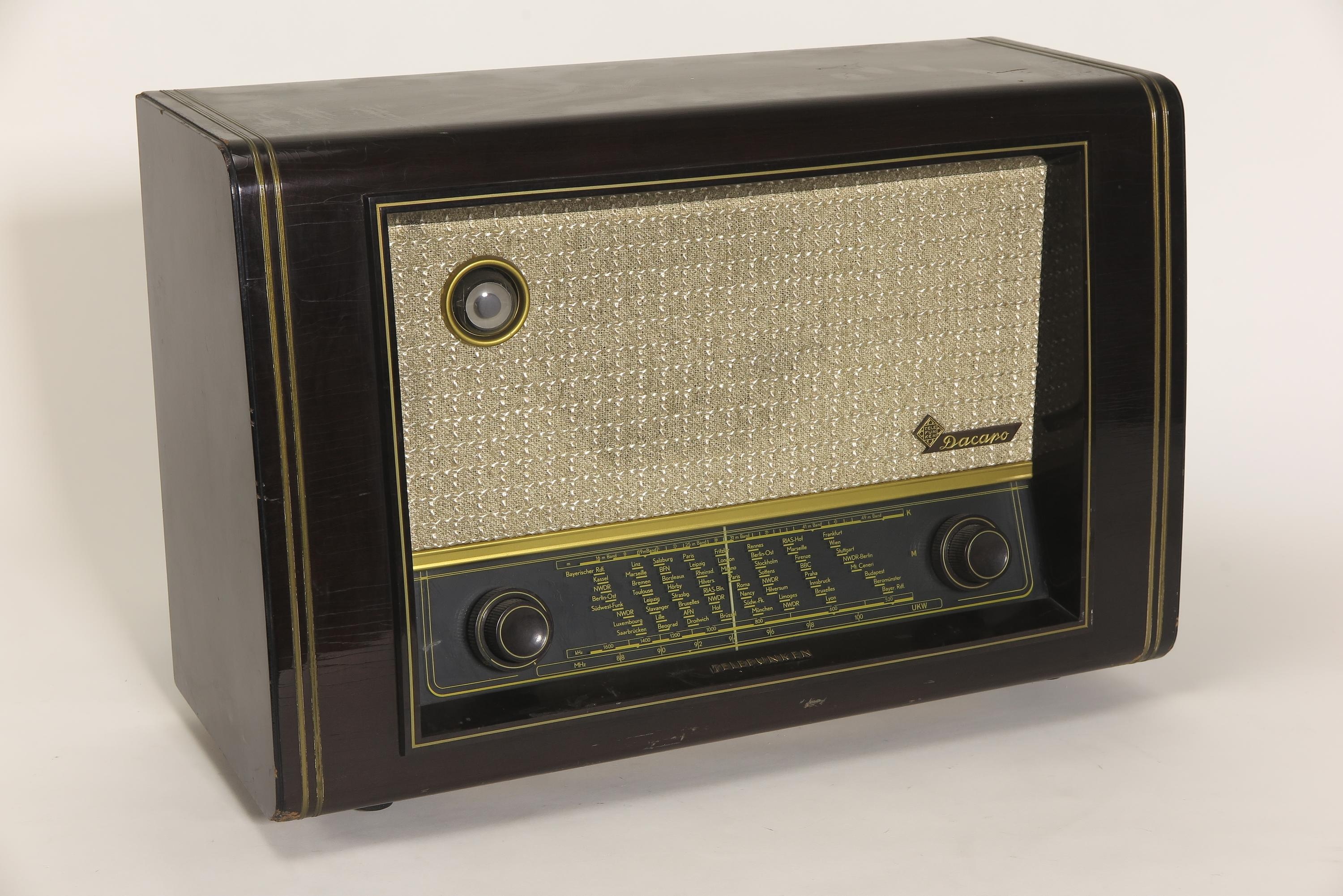 Radio Telefunken Dacapo 1952 W (Deutsches Technikmuseum CC BY)