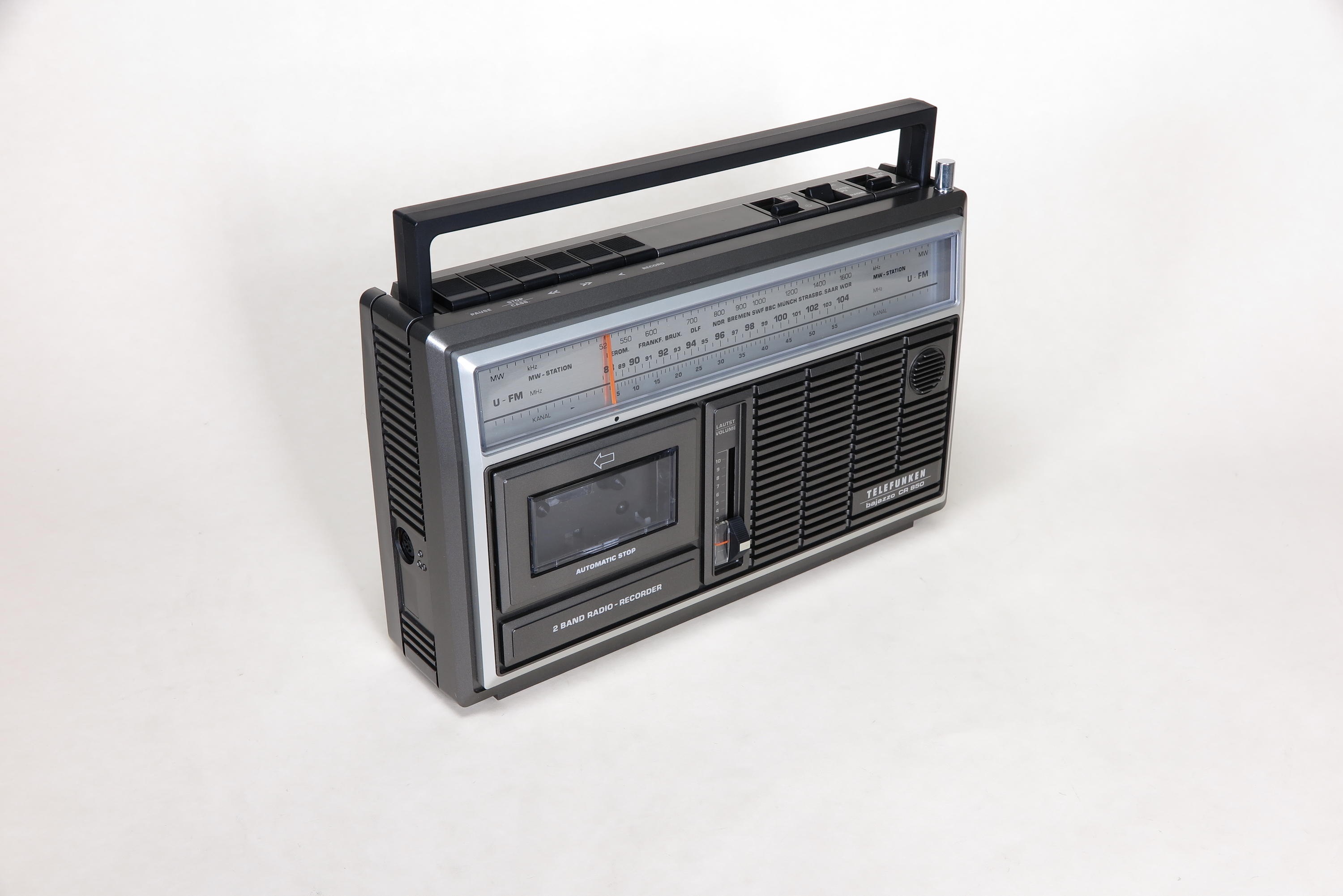 Radiorekorder Telefunken Bajazzo CR-850 (Deutsches Technikmuseum CC BY)