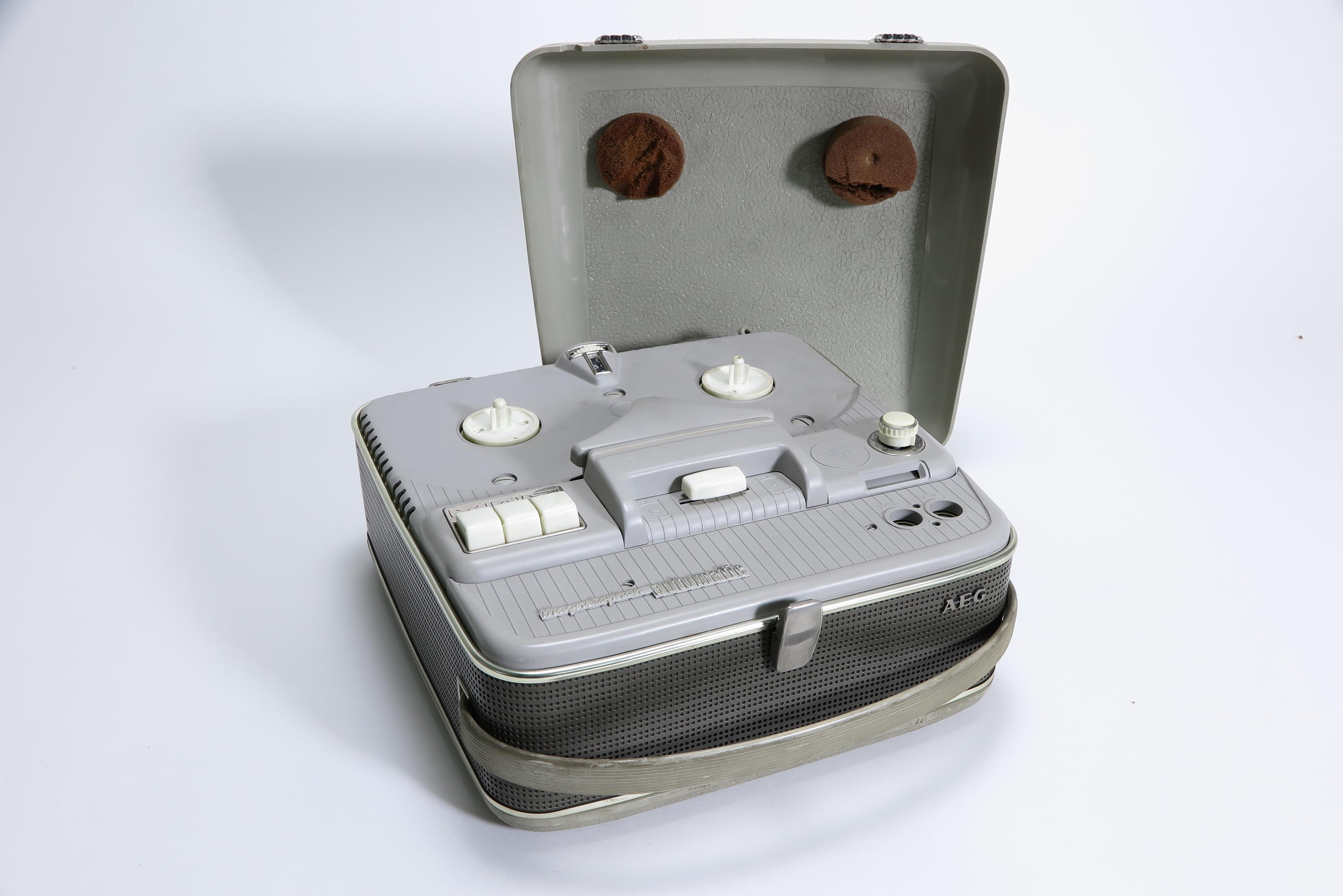 Tonbandgerät AEG Magnetophon Automatic (Deutsches Technikmuseum CC BY)